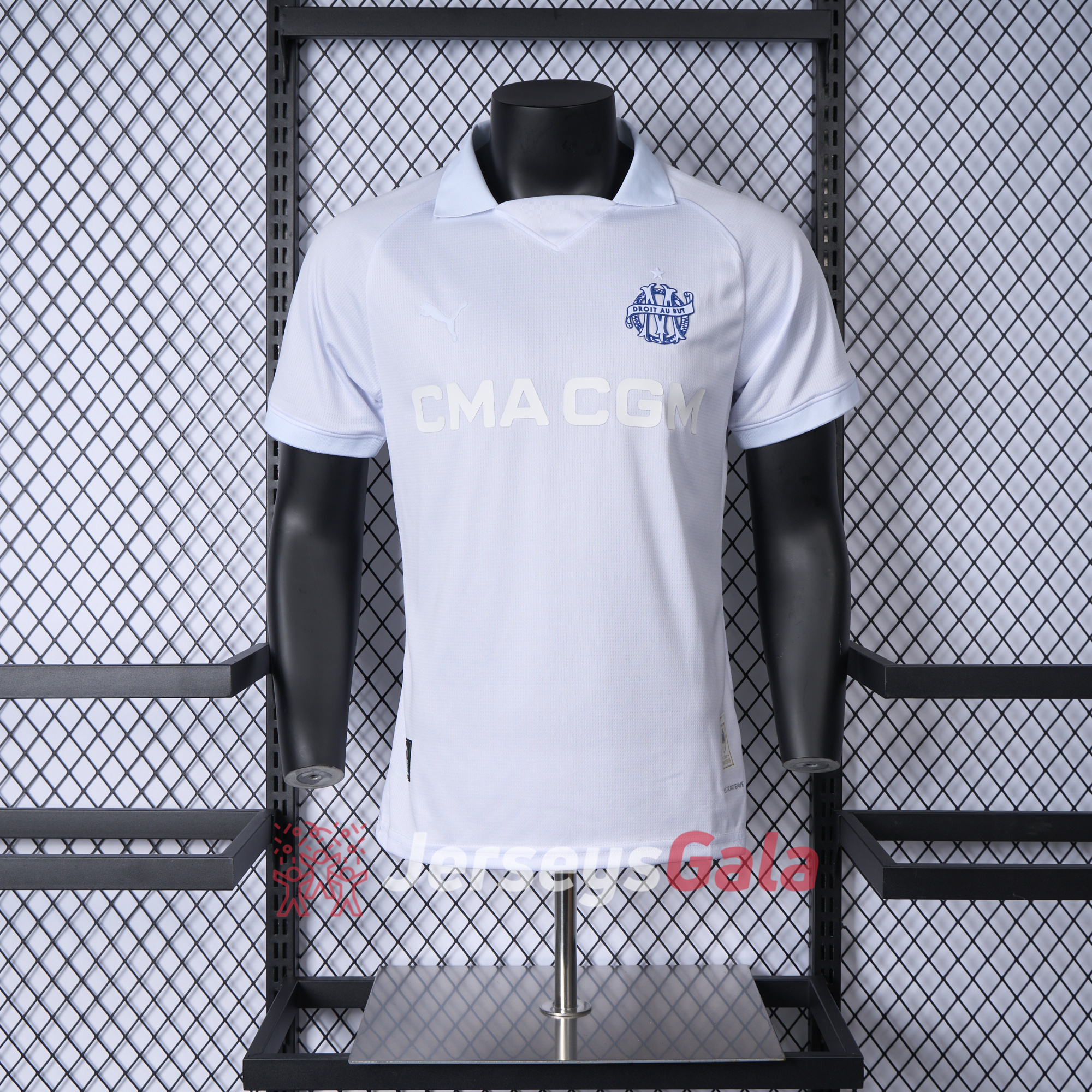 Marseille 24-25 125th Anniversary White Jersey - Player Version - JerseysGala