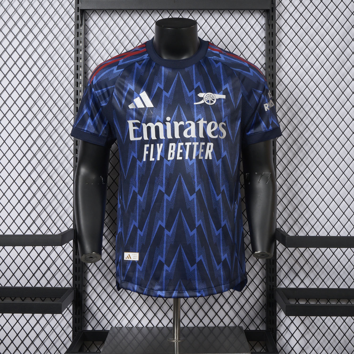 Arsenal 25-26 Away Blue Jersey - Player Version - JerseysGala