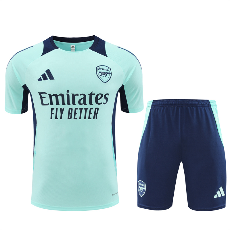 Arsenal 24-25 Short-Sleeve Training Set - Lake Blue - JerseysGala