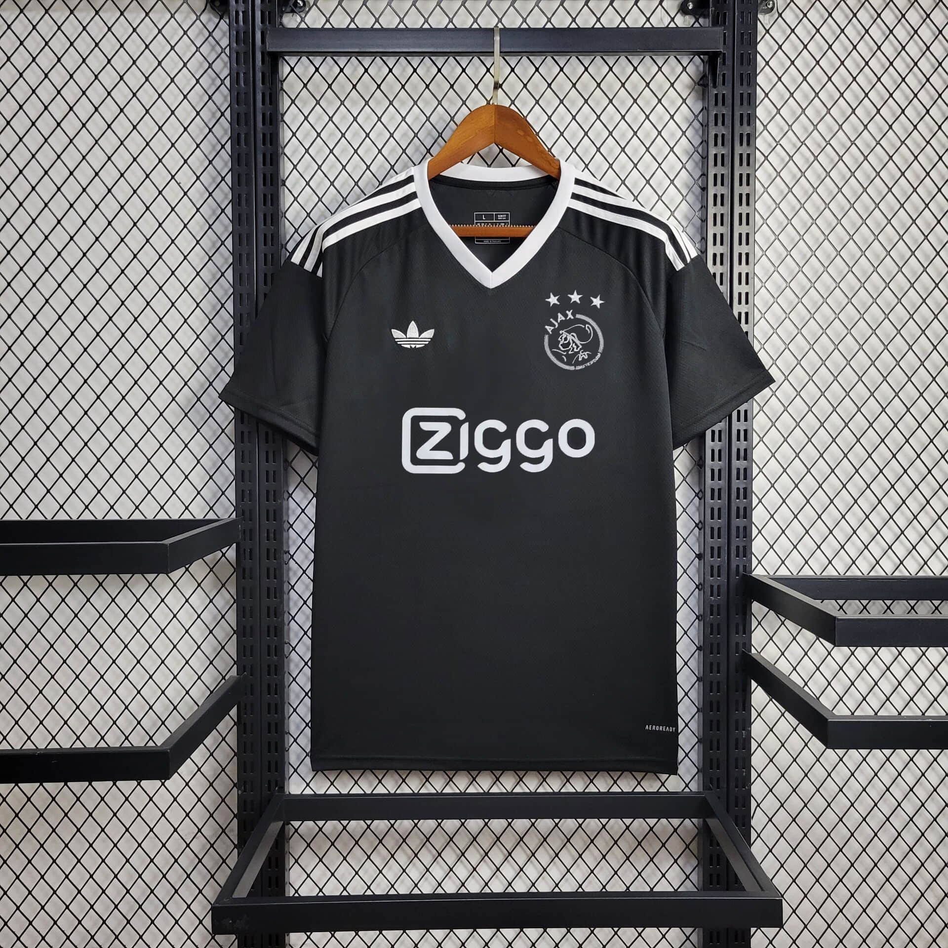Ajax 24-25 Third Goalkeeper Black Jersey - Fans Version - JerseysGala