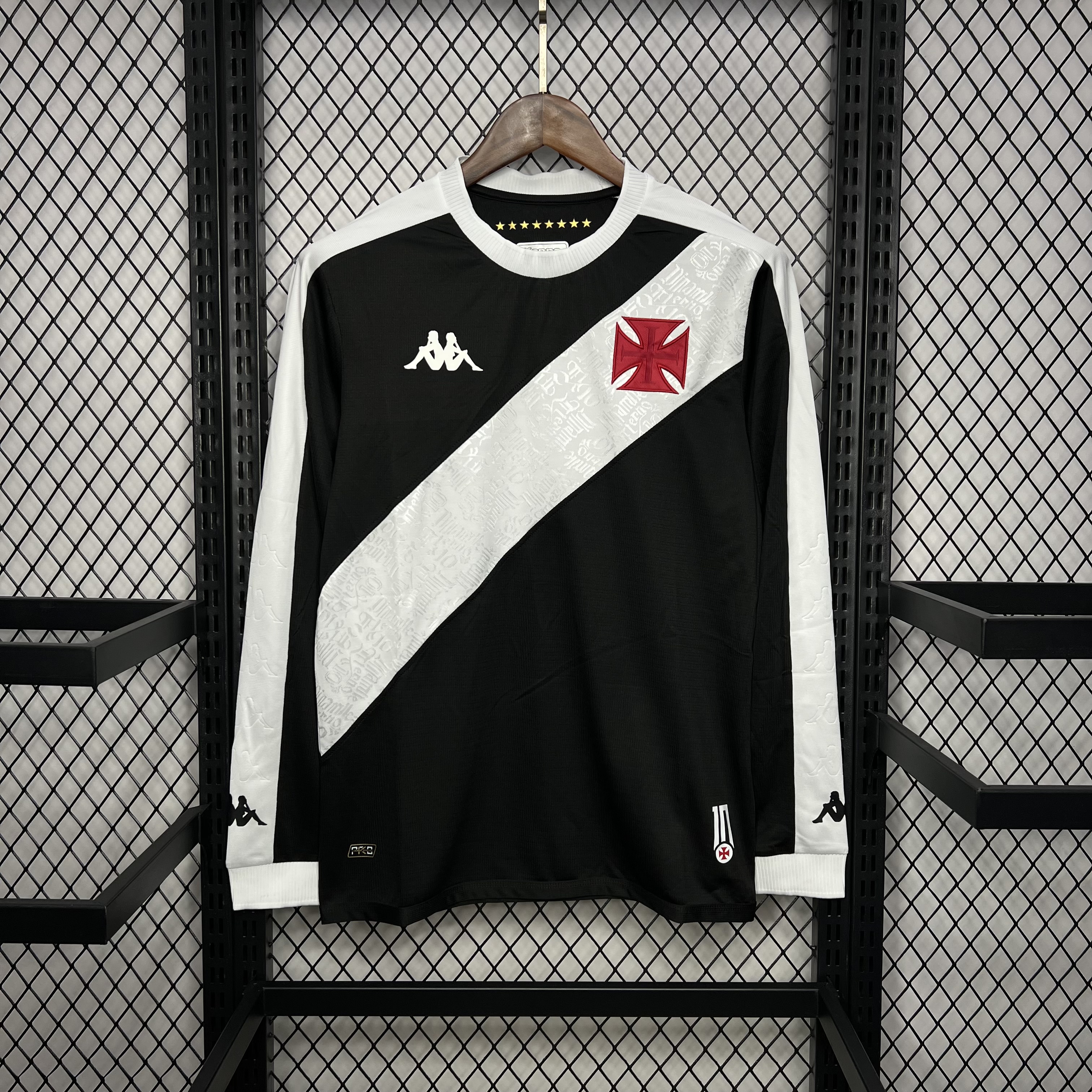 Vasco da Gama 24-25 Home Long Sleeve Jersey - Fans Version - JerseysGala