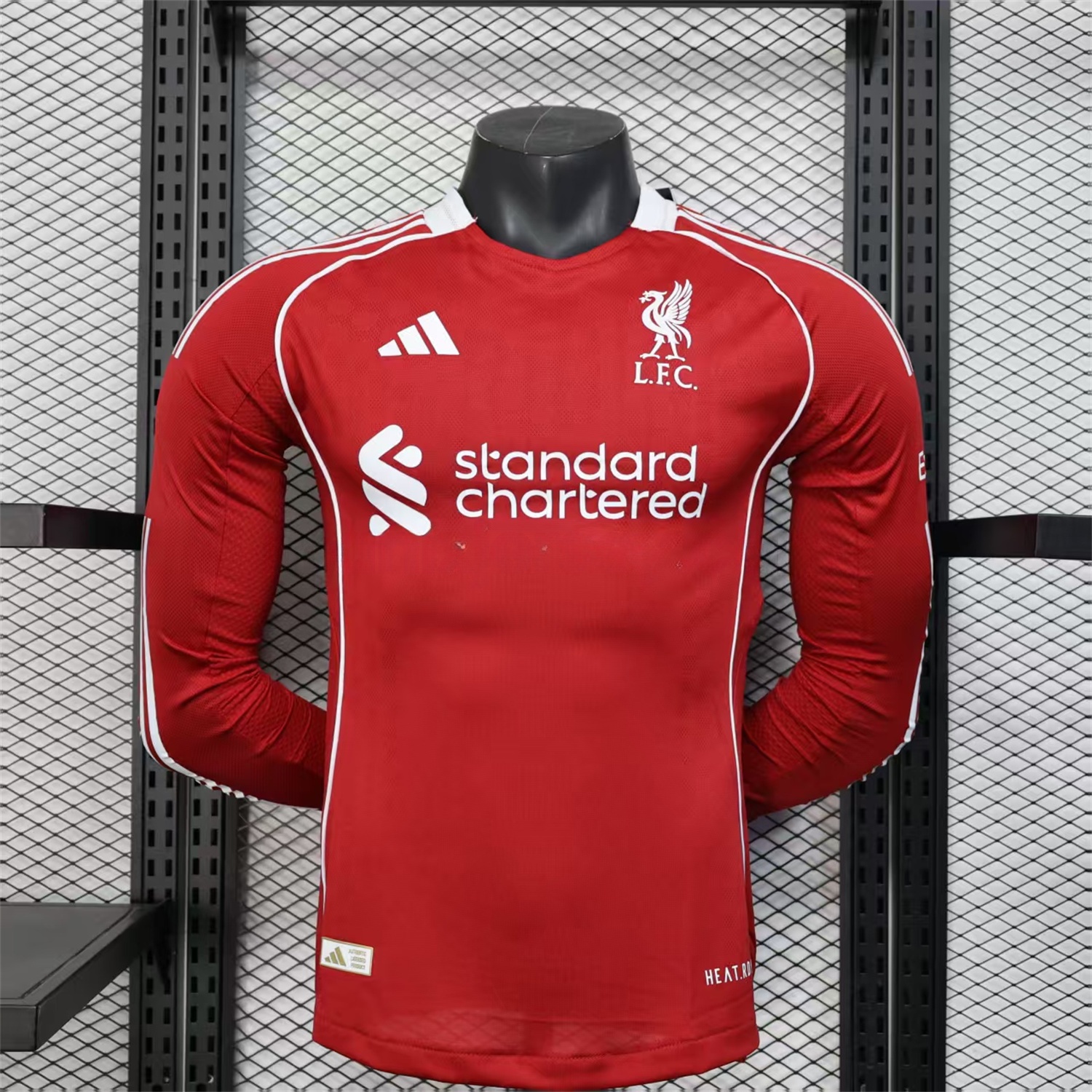 Liver.pool 25-26 Home Long Sleeves Jersey - Player Version - JerseysGala