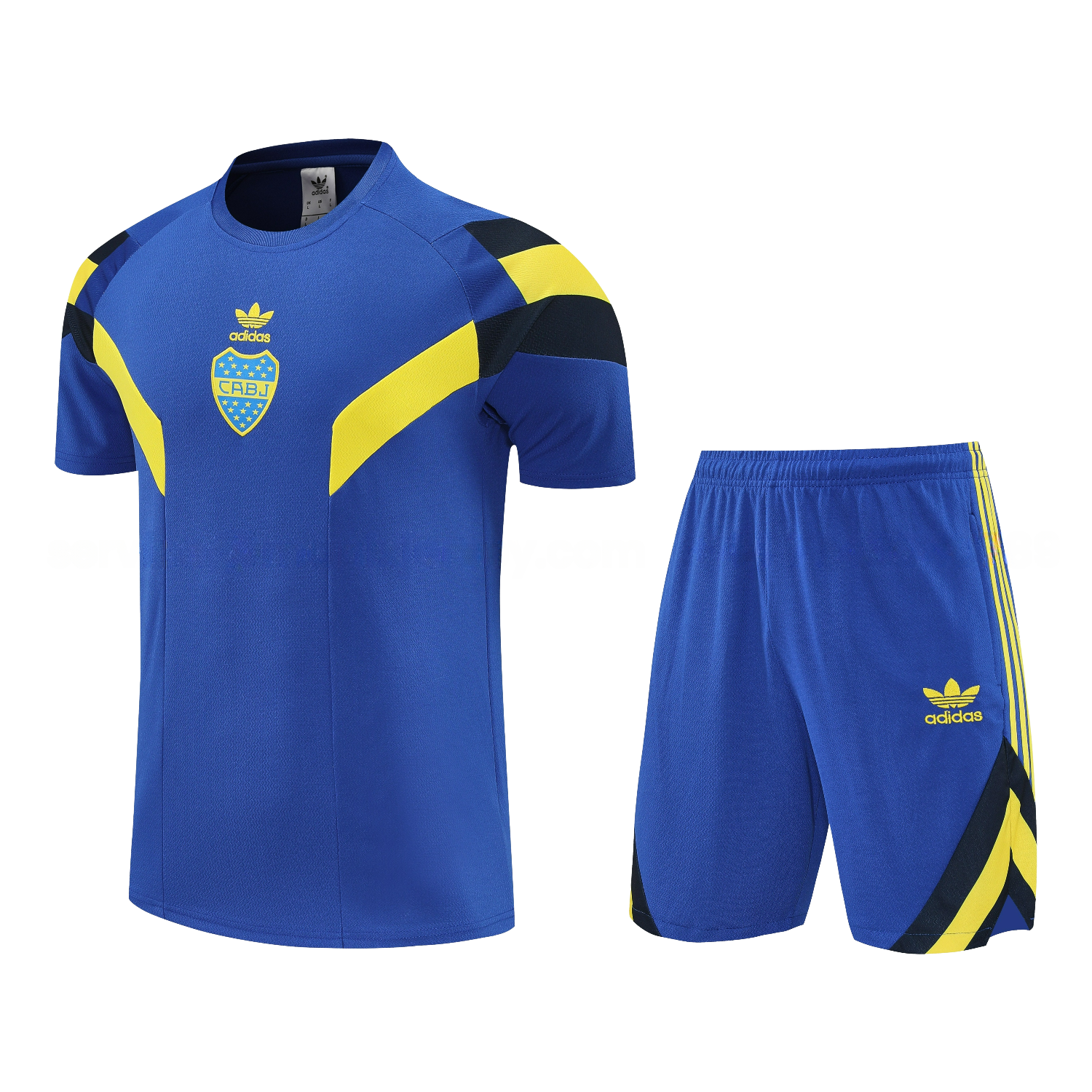 Boca Juniors 25-26 Short-Sleeve Training Set - BlueTop & Blue Shorts - JerseysGala
