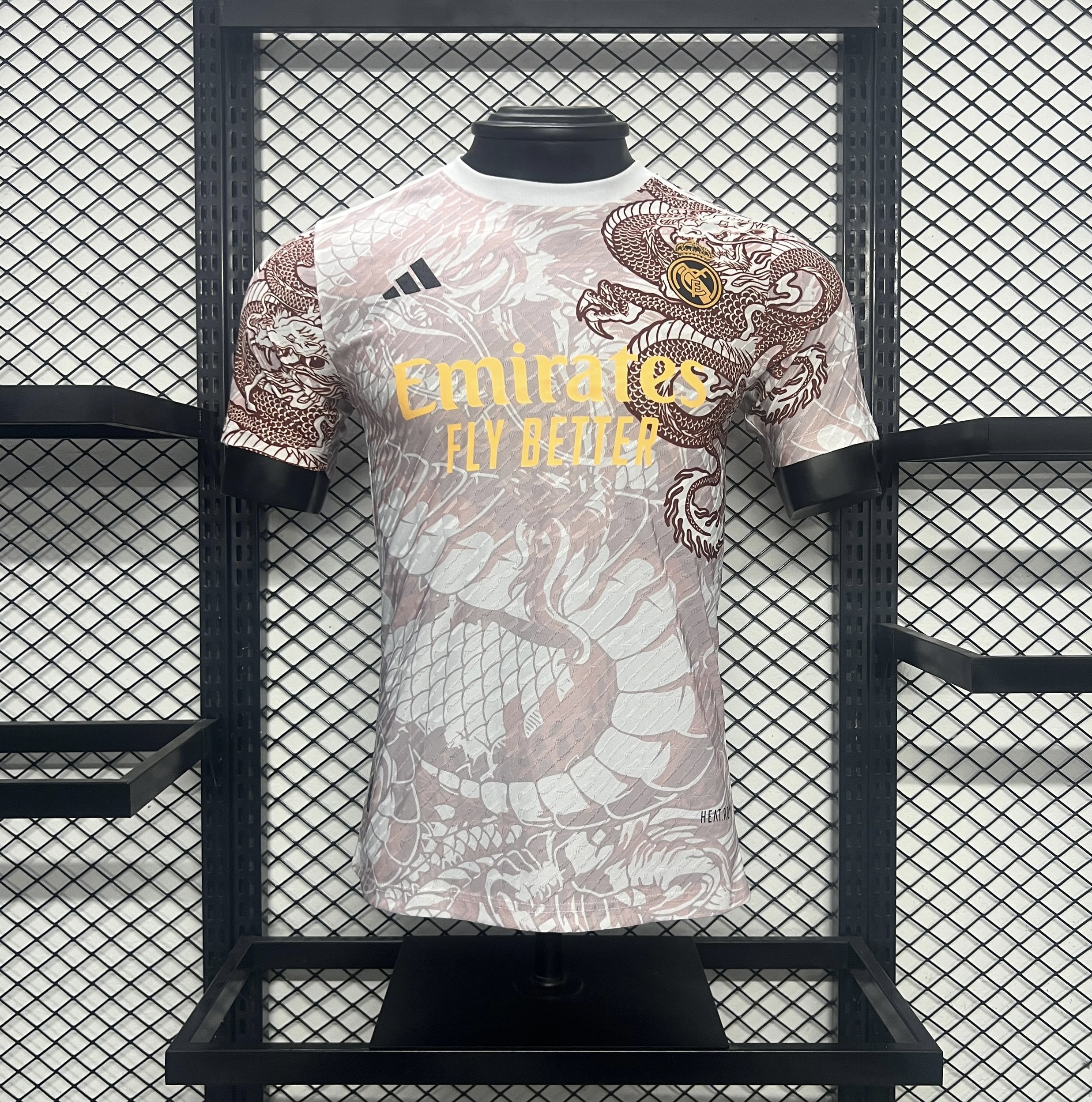Real Madrid 24-25 Red Dragon Special Edition White Jersey - Player Version - JerseysGala