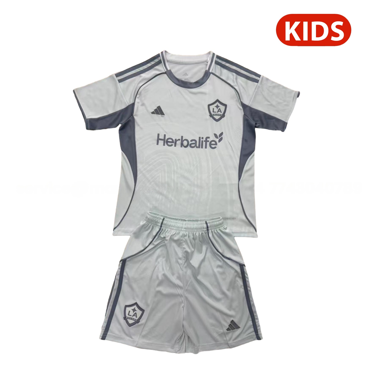 LA Galaxy 25-26 Pre-Match Training Kids Kit - JerseysGala