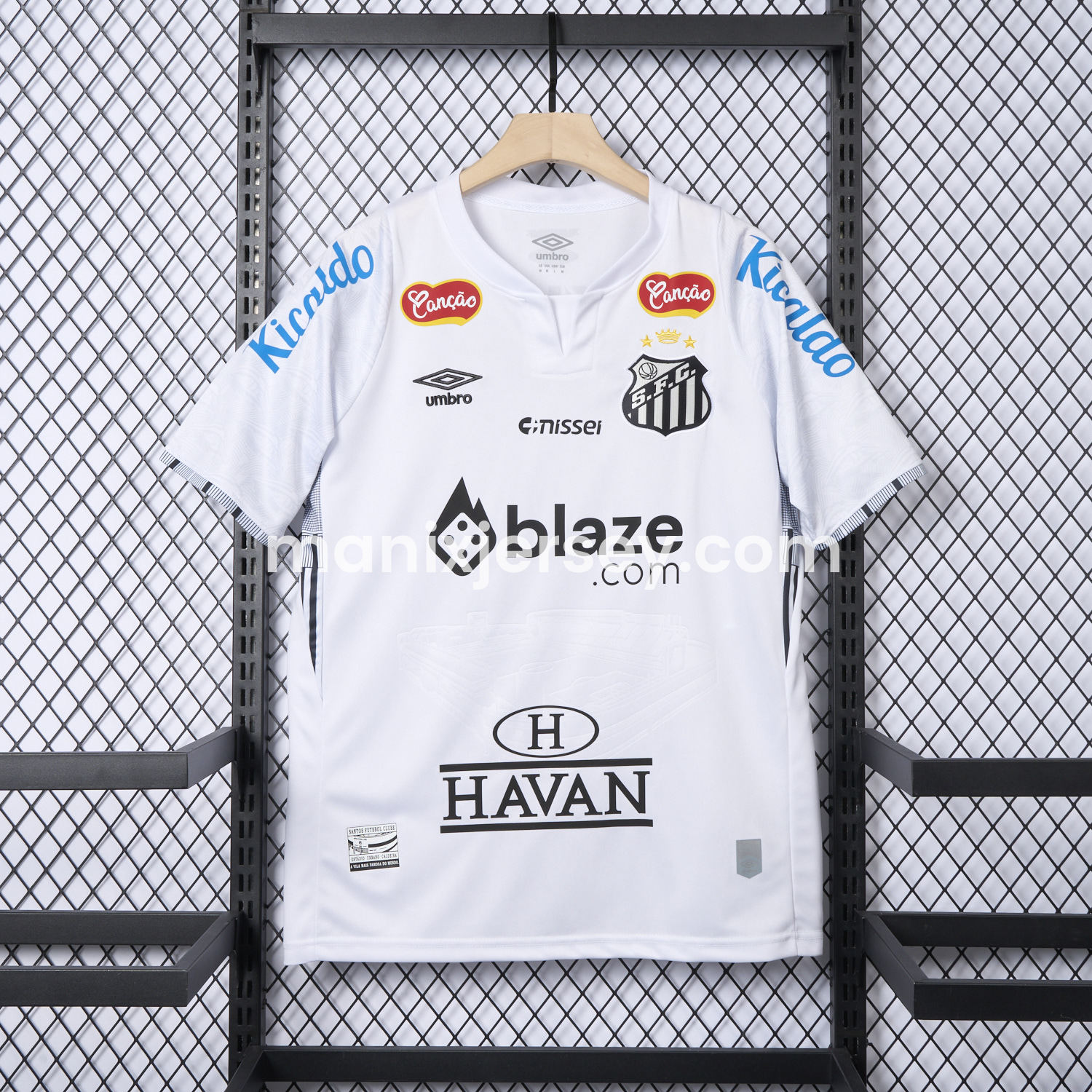 Santos 25-26 Home Jersey With Sponsors - Fans Version - JerseysGala