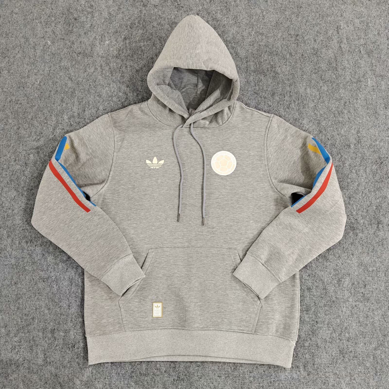 Colombia 2024 100th Anniversary Hooded - Gray - JerseysGala