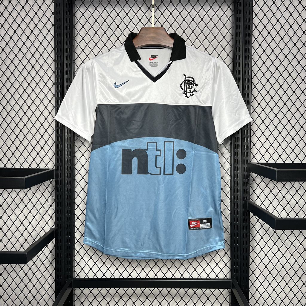 Retro Glasgow Rangers 1999-00 Away Jersey - JerseysGala