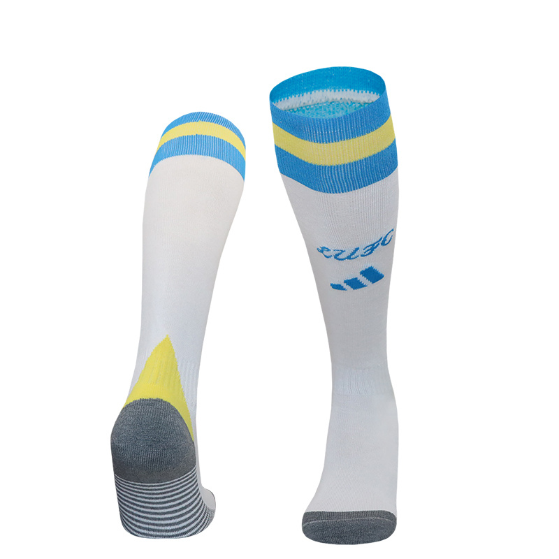 Leeds United 24-25 Home Socks - White - JerseysGala