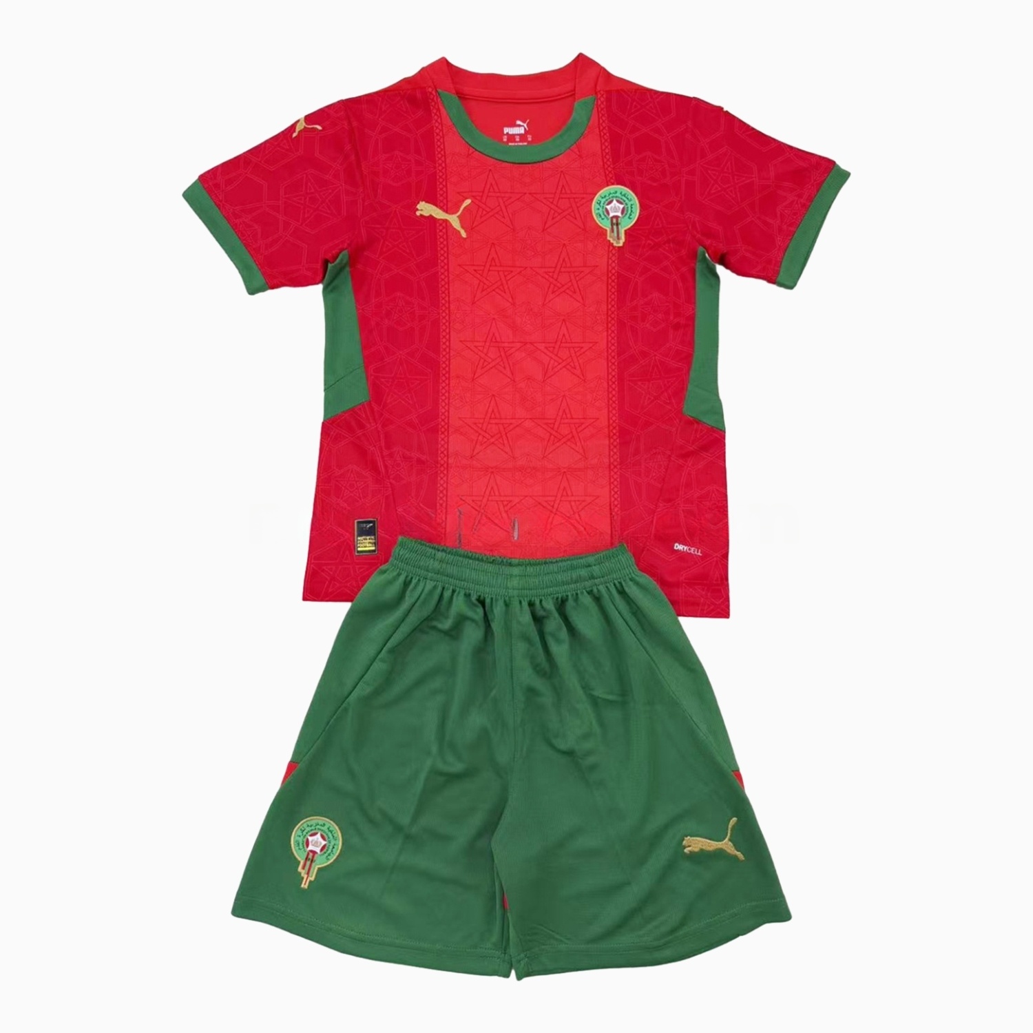 Morocco 24-25 Home Men's Adult Jersey Set - Fans Version - JerseysGala