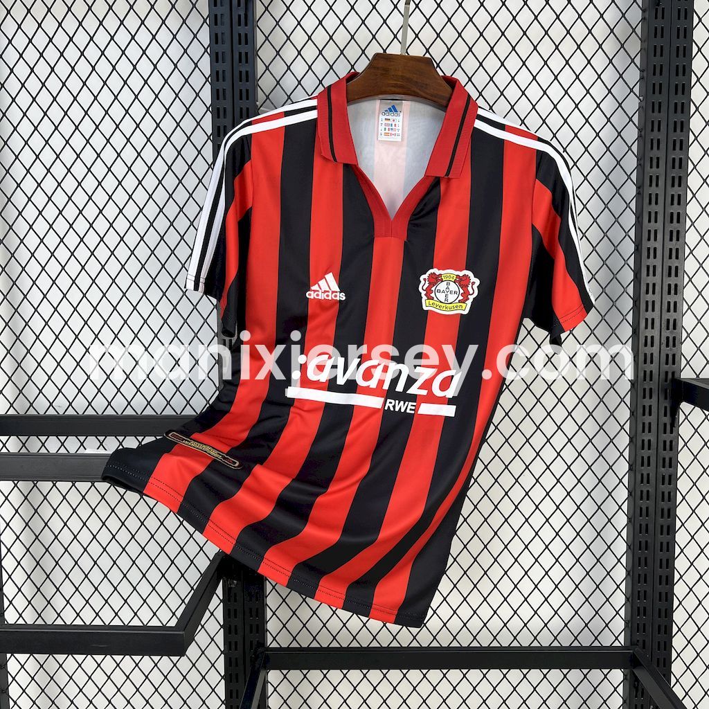 Retro Bayer 04 Leverkusen 2000-01 Home Jersey - JerseysGala