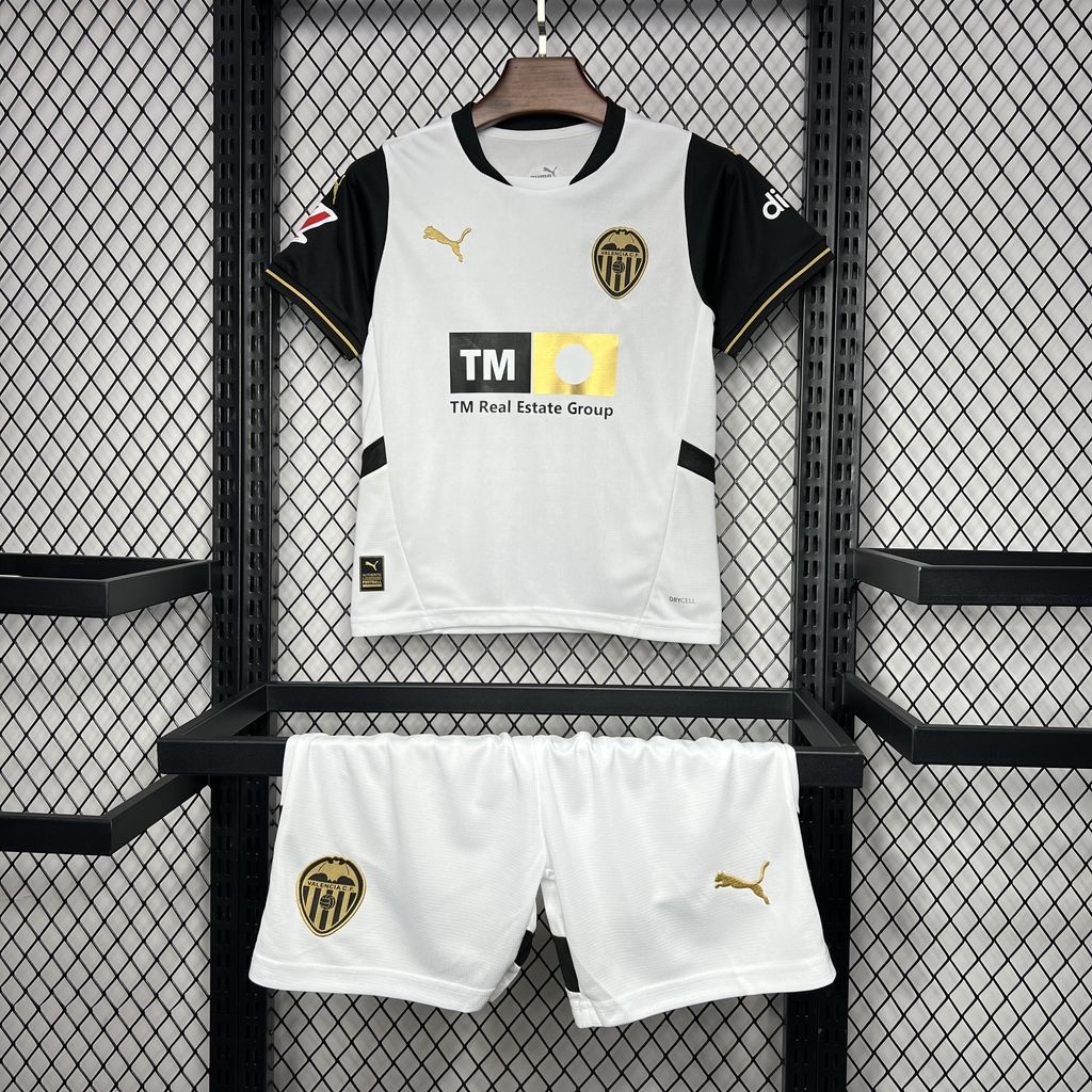 Valencia 24-25 Home Stadium Kids Kit - JerseysGala