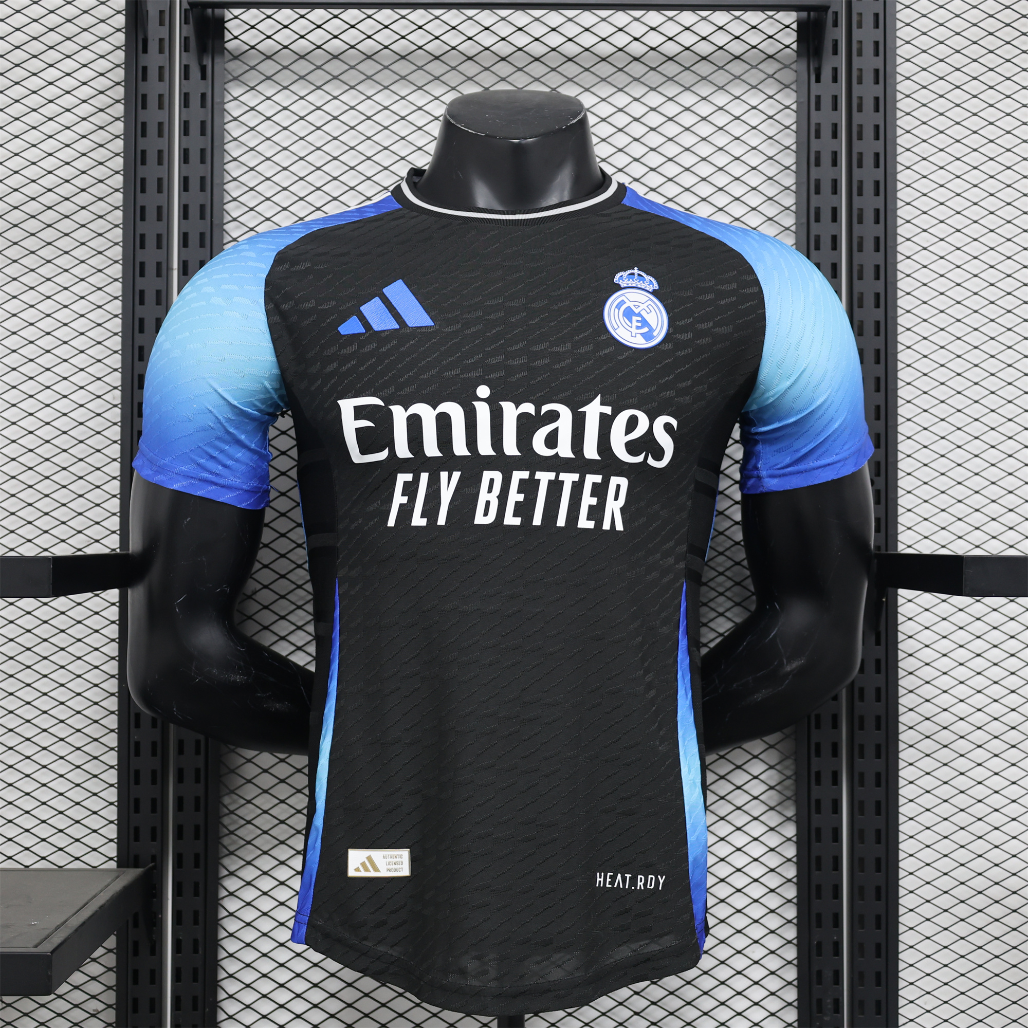 Real Madrid 24-25 Black Blue Special Edition Jersey - Player Version - JerseysGala
