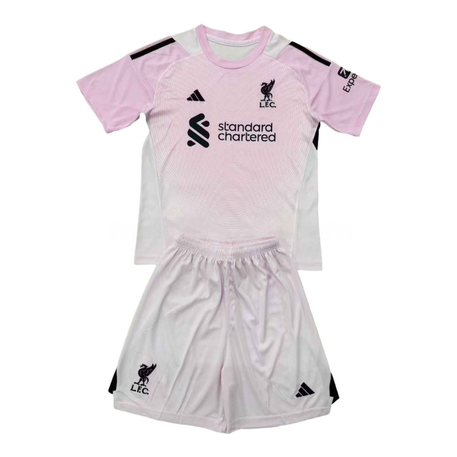 Liver.pool 25-26 Light Pink Goalkeeper Kids Kit - JerseysGala