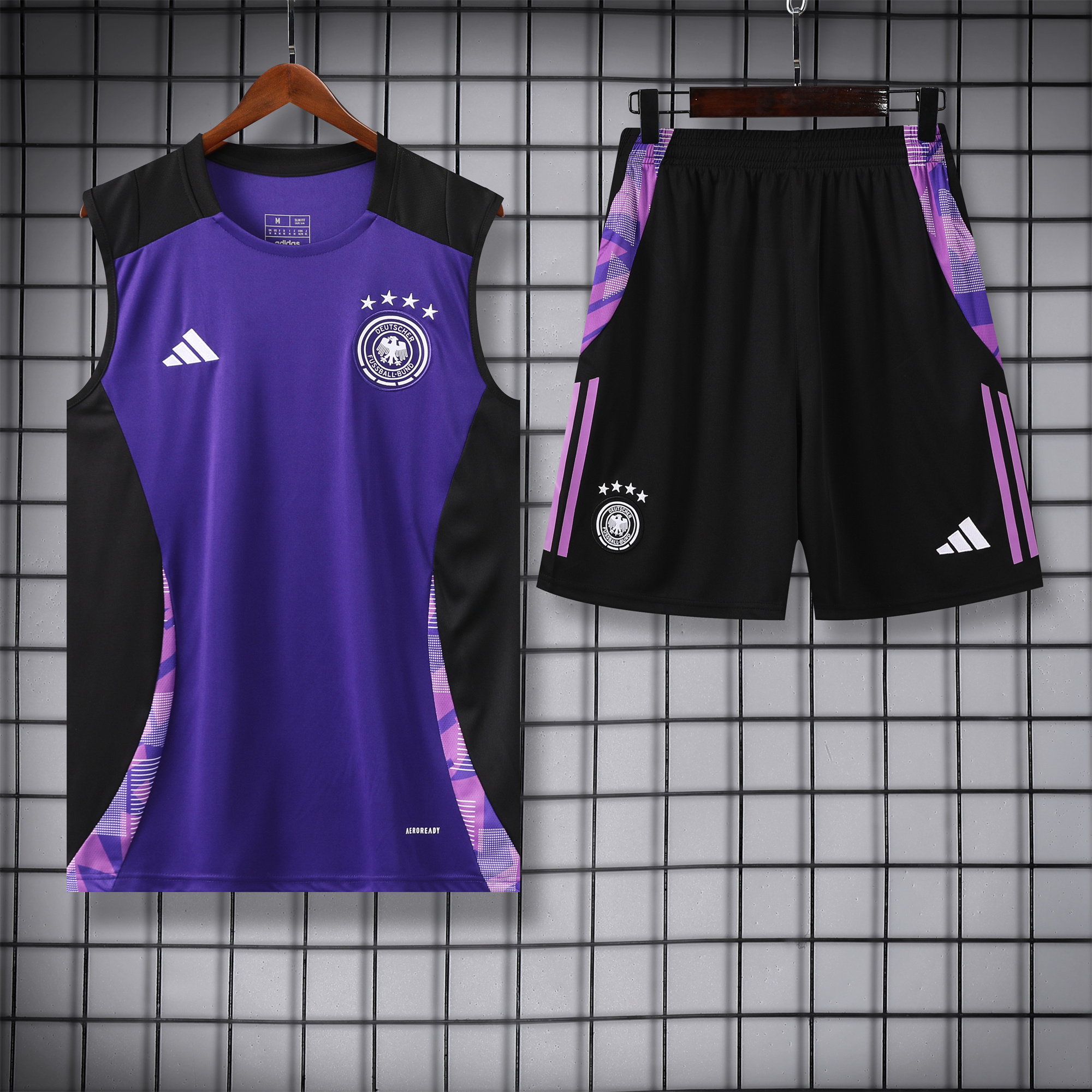 Germany 24-25 Training Vest Suit - Purple - JerseysGala