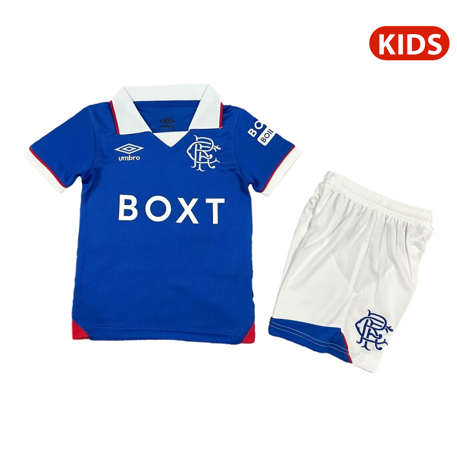 Glasgow Rangers 25-26 Home Kids Kit - JerseysGala