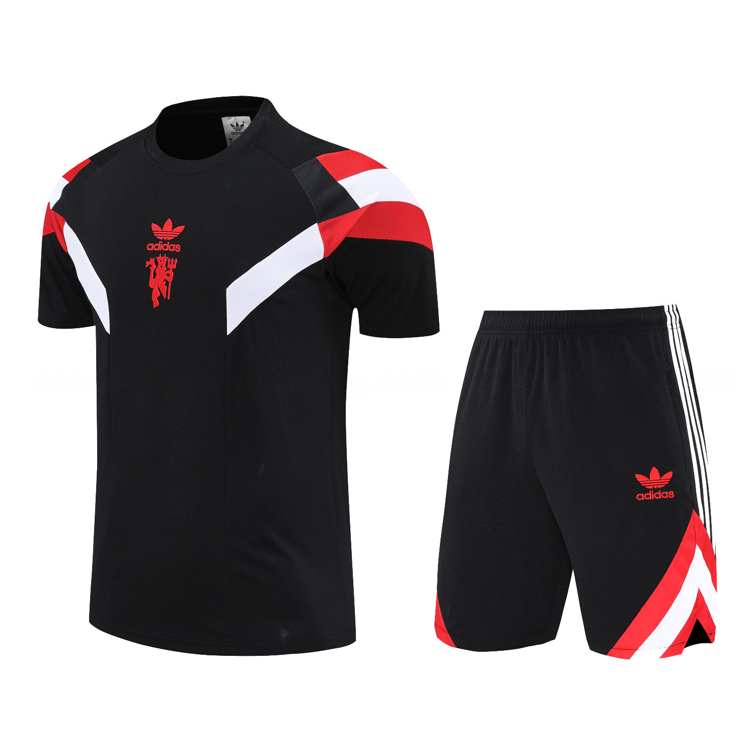 C.H.E.L.S.E.A 25-26 Short-Sleeve Training Set - Black Top & Black Shorts - JerseysGala