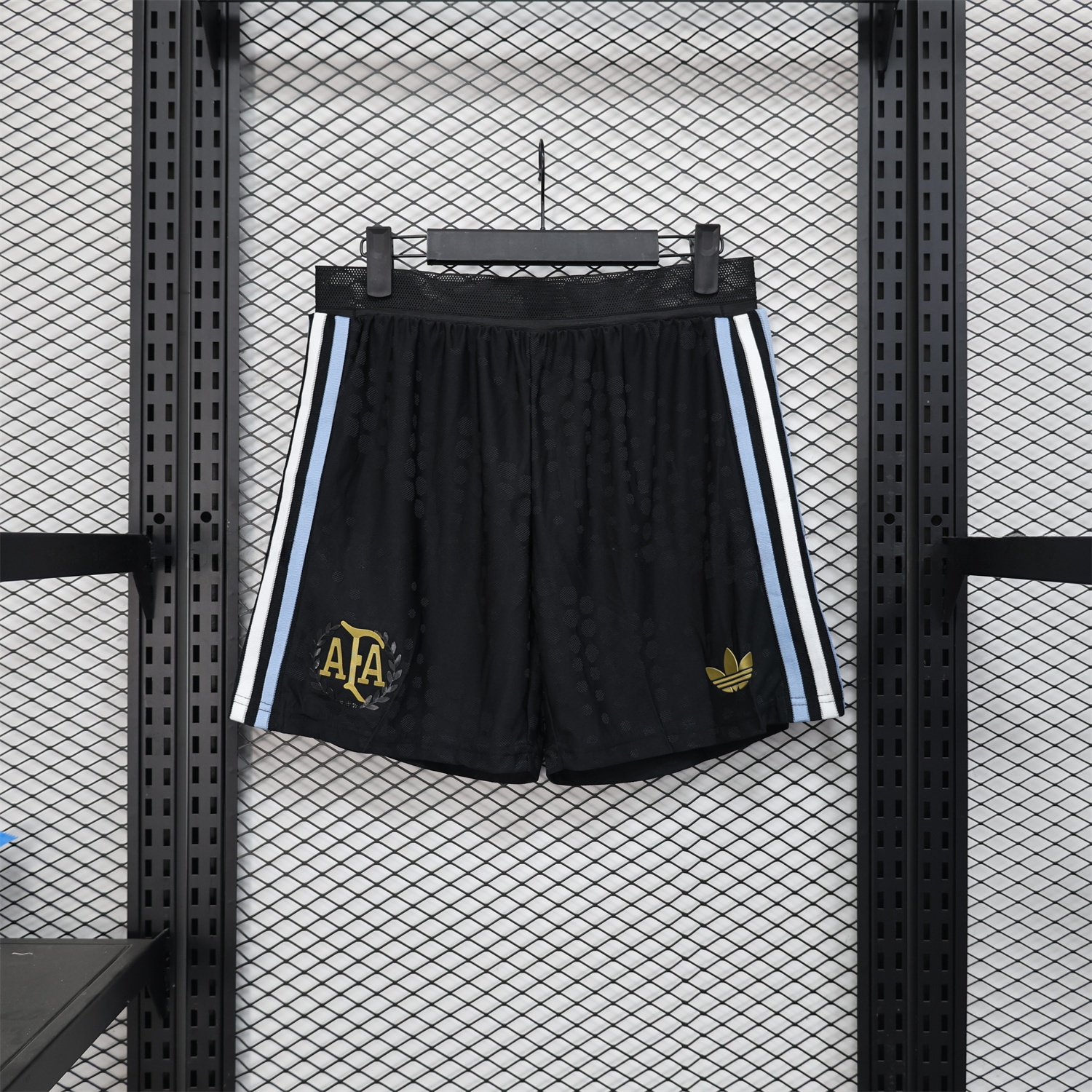 Argentina 25-26 Black Shorts - Player Version - JerseysGala