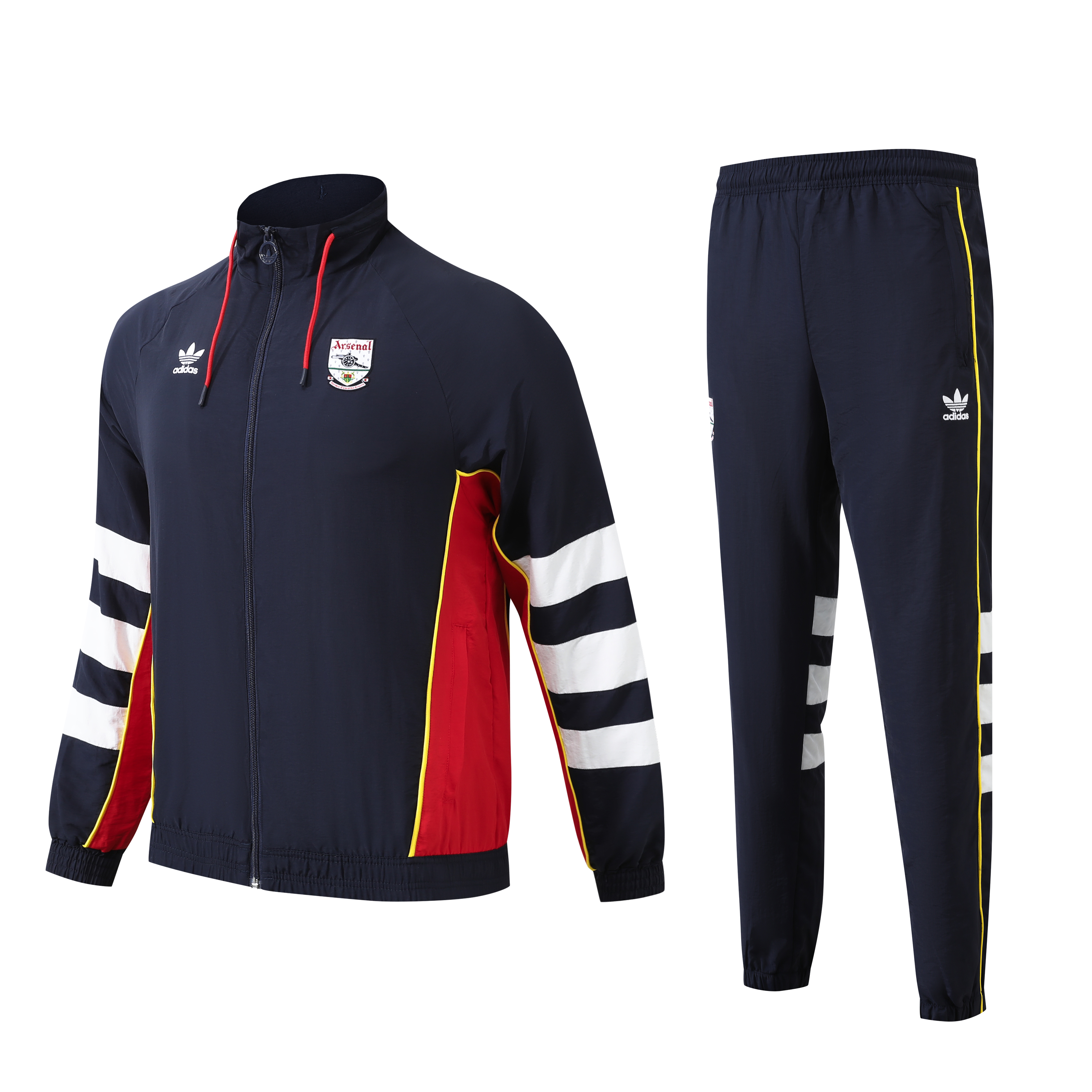 Arsenal 24-25 Blue Throwback Windbreaker Suit - Jackets & Pants - JerseysGala