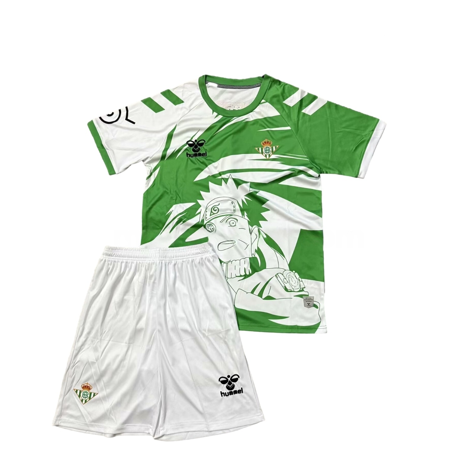 Real Betis 25-26 NARUTO Special Edition Men's Adult Jersey Set - Fans Version - JerseysGala