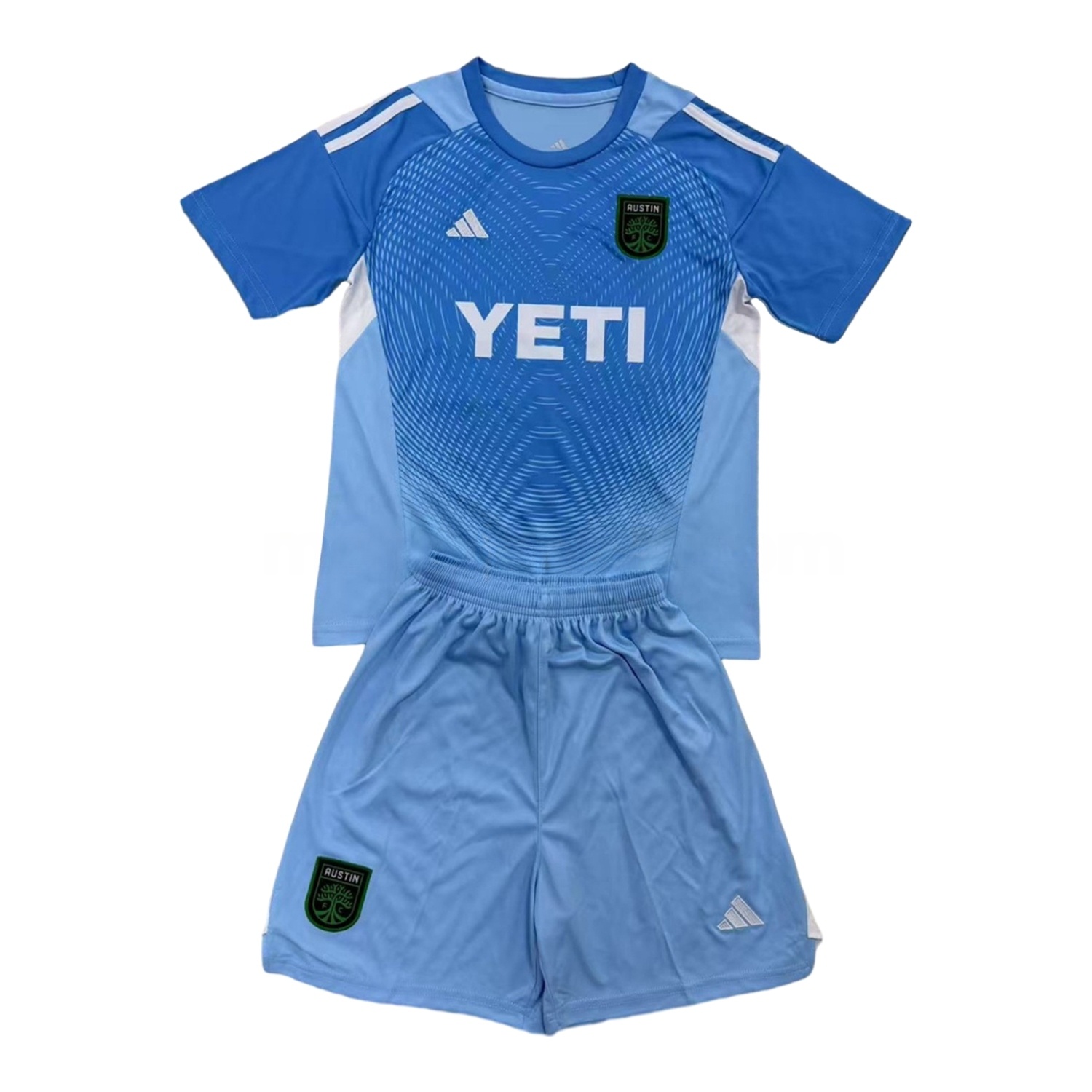 Austin 25-26 Blue Goalkeeper Men's Adult Jersey Set - Fans Version - JerseysGala