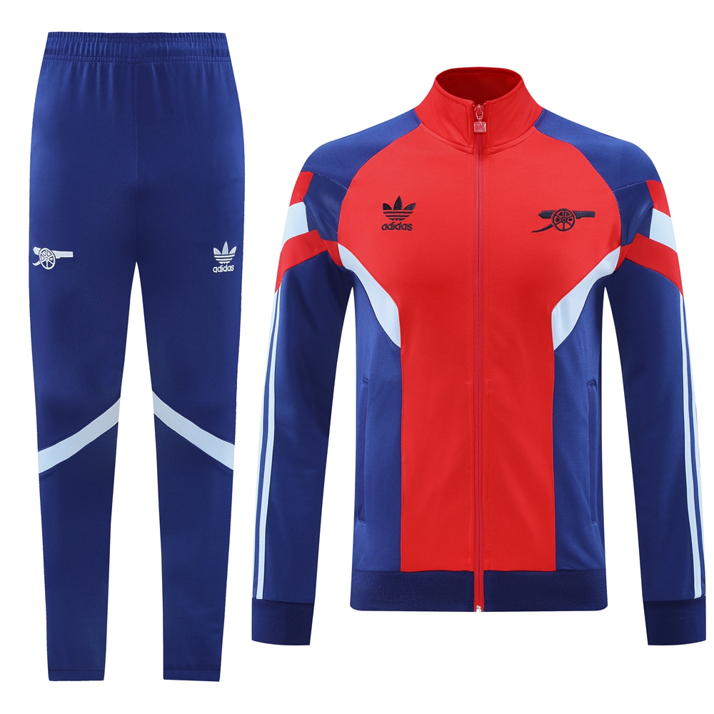 Arsenal 24-25 Originals LFSTLR Jacket Training Tracksuit - Red and Blue - JerseysGala