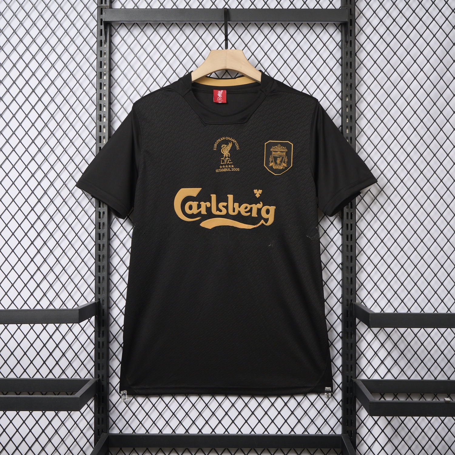 Liver.pool 25-26 Istanbul 2005 Anniversary Black Jersey - Fans Version - JerseysGala