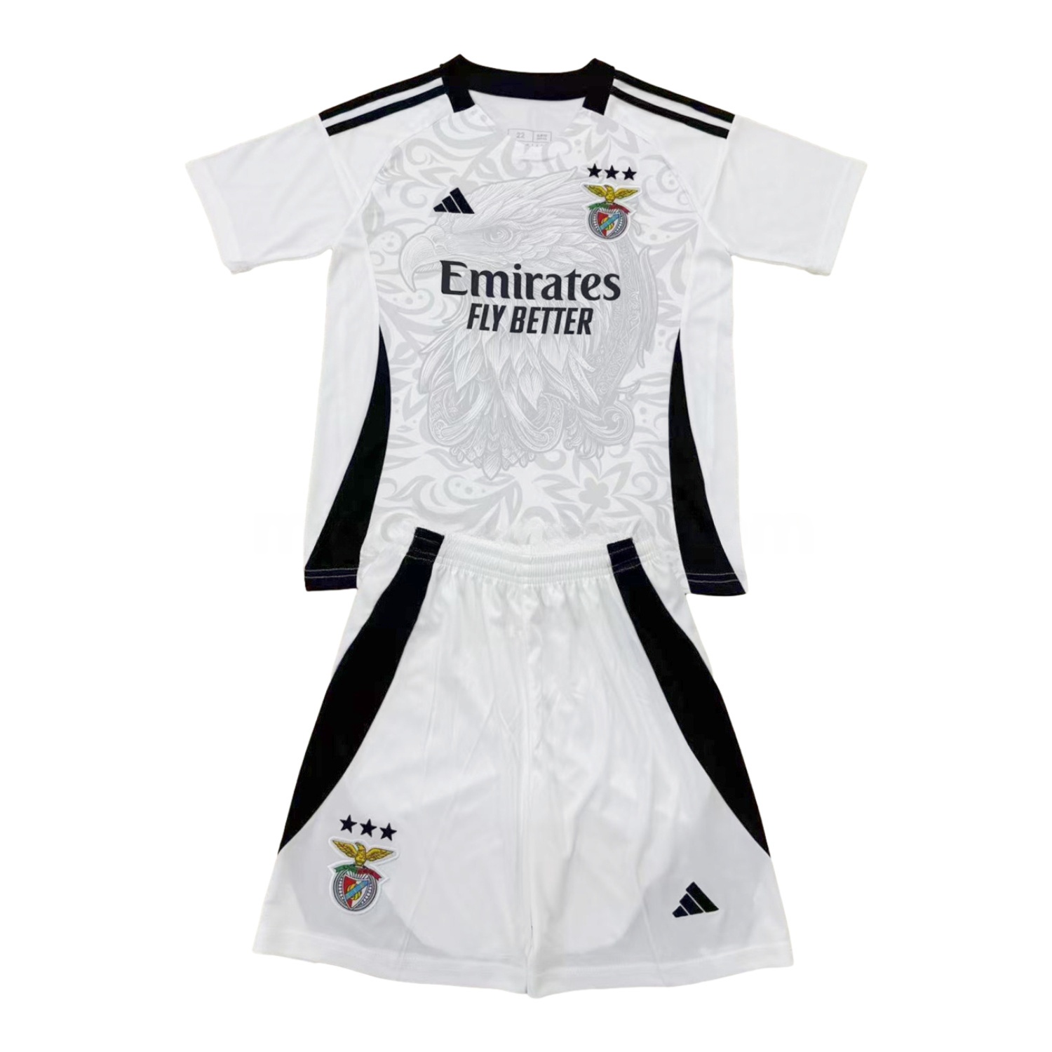 Benfica 24-25 White Special Edition Men's Adult Jersey Set - Fans Version - JerseysGala
