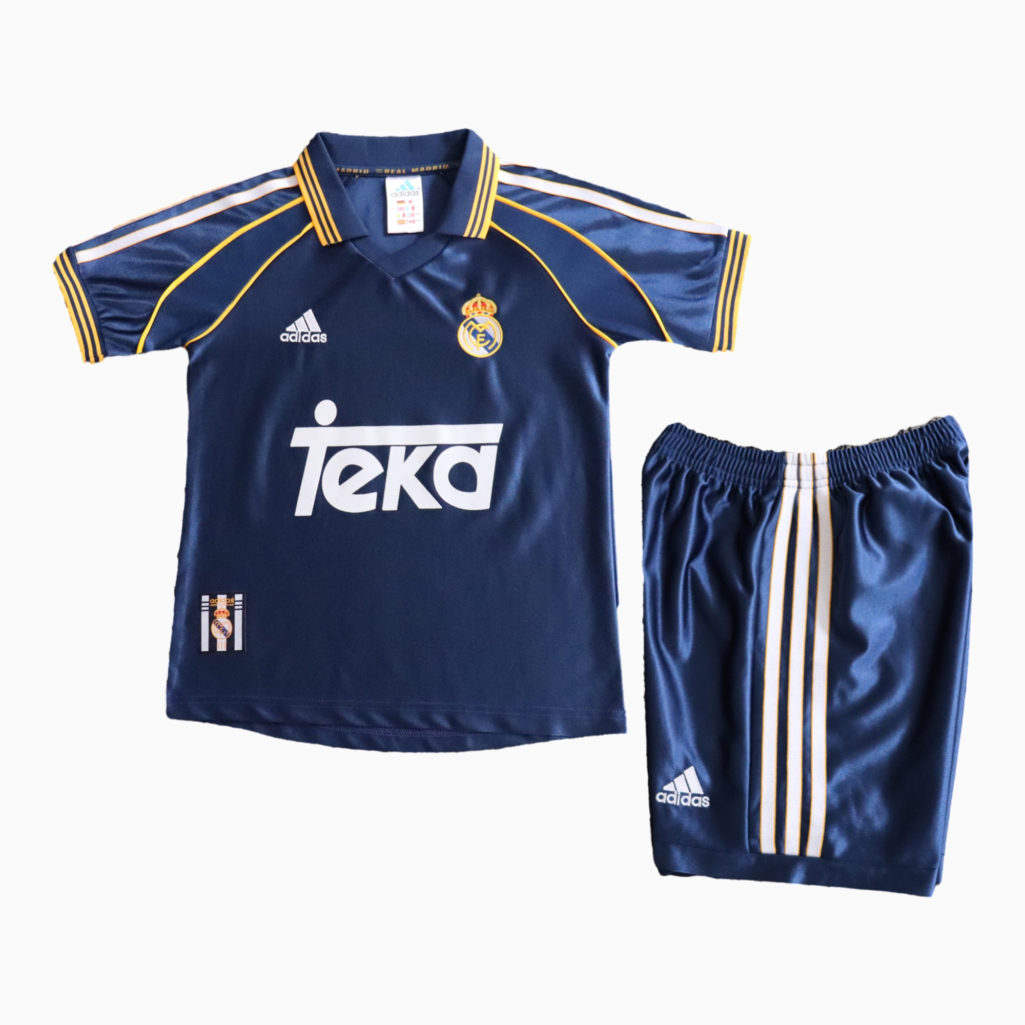 Retro Real Madrid 1998-00 Third Kids Kit - JerseysGala