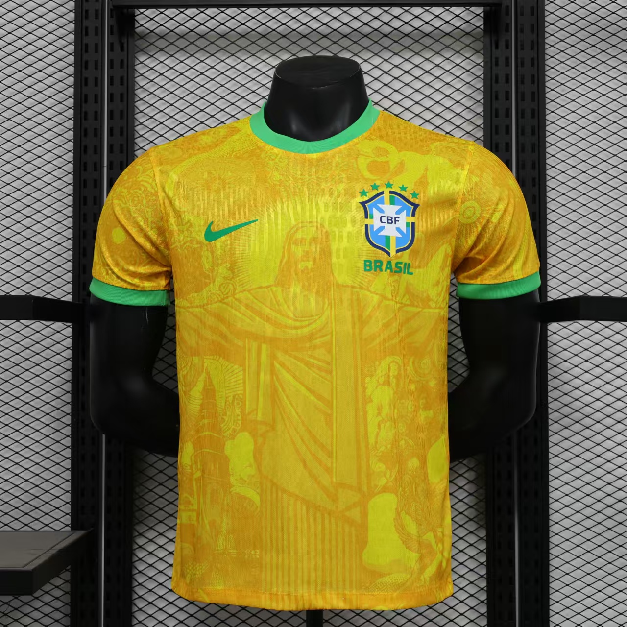 Brazil 2024-25 Christ the Redeemer Statue Jersey - Player Version - JerseysGala