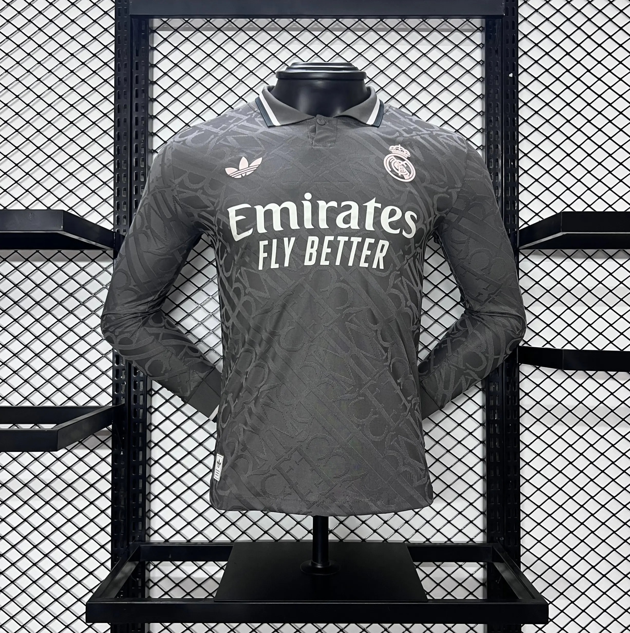 Real Madrid 24-25 Third Long Sleeve Jersey - Player Version - JerseysGala