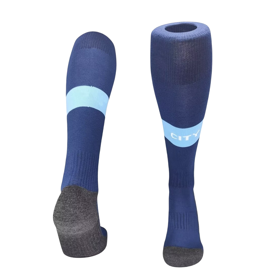 Manchester City 24-25 Home Socks - Blue - JerseysGala