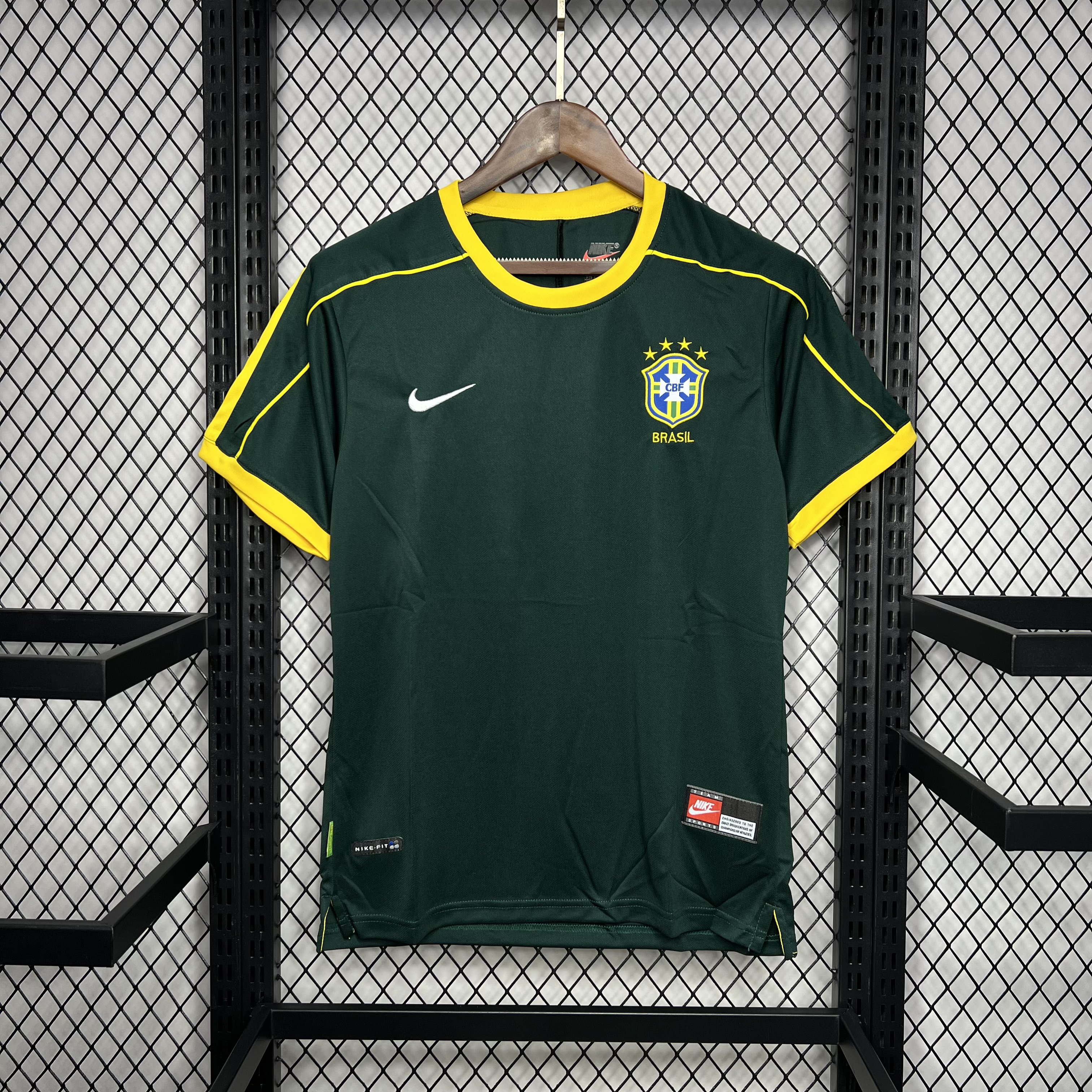 Retro Brazil 1998 Goalkeeper Jersey - JerseysGala