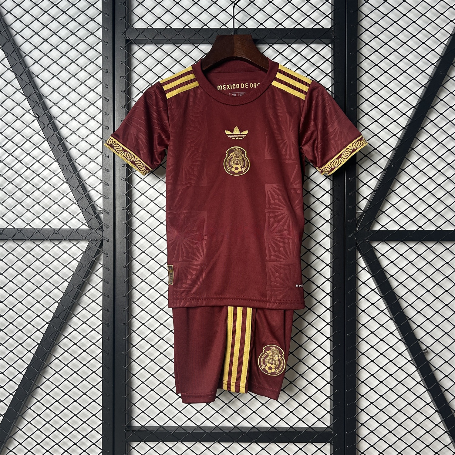Mexico 2025 Gold Cup Red Special Edition Kids Kit - JerseysGala