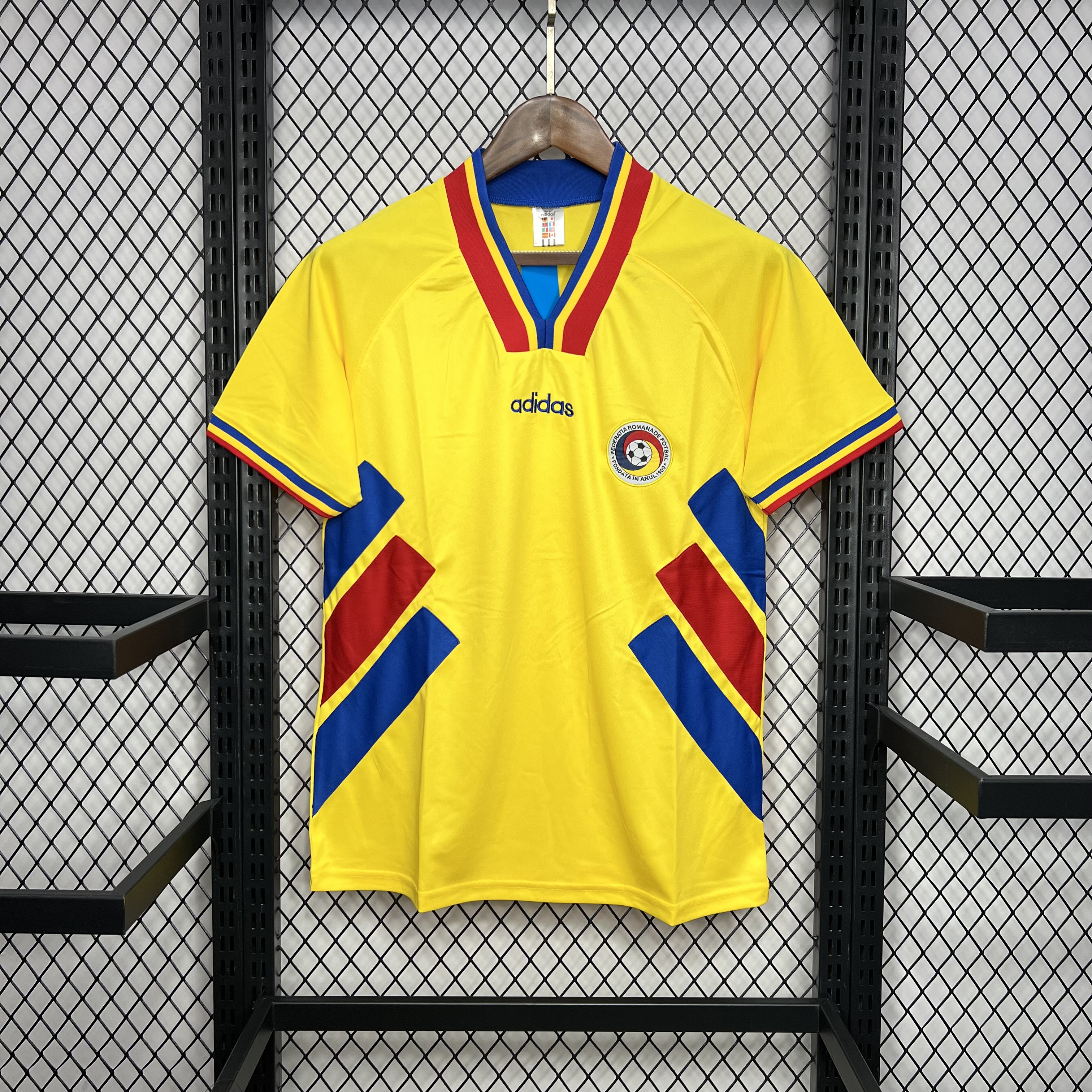 Retro Romania 1994 Home Stadium Jersey - JerseysGala