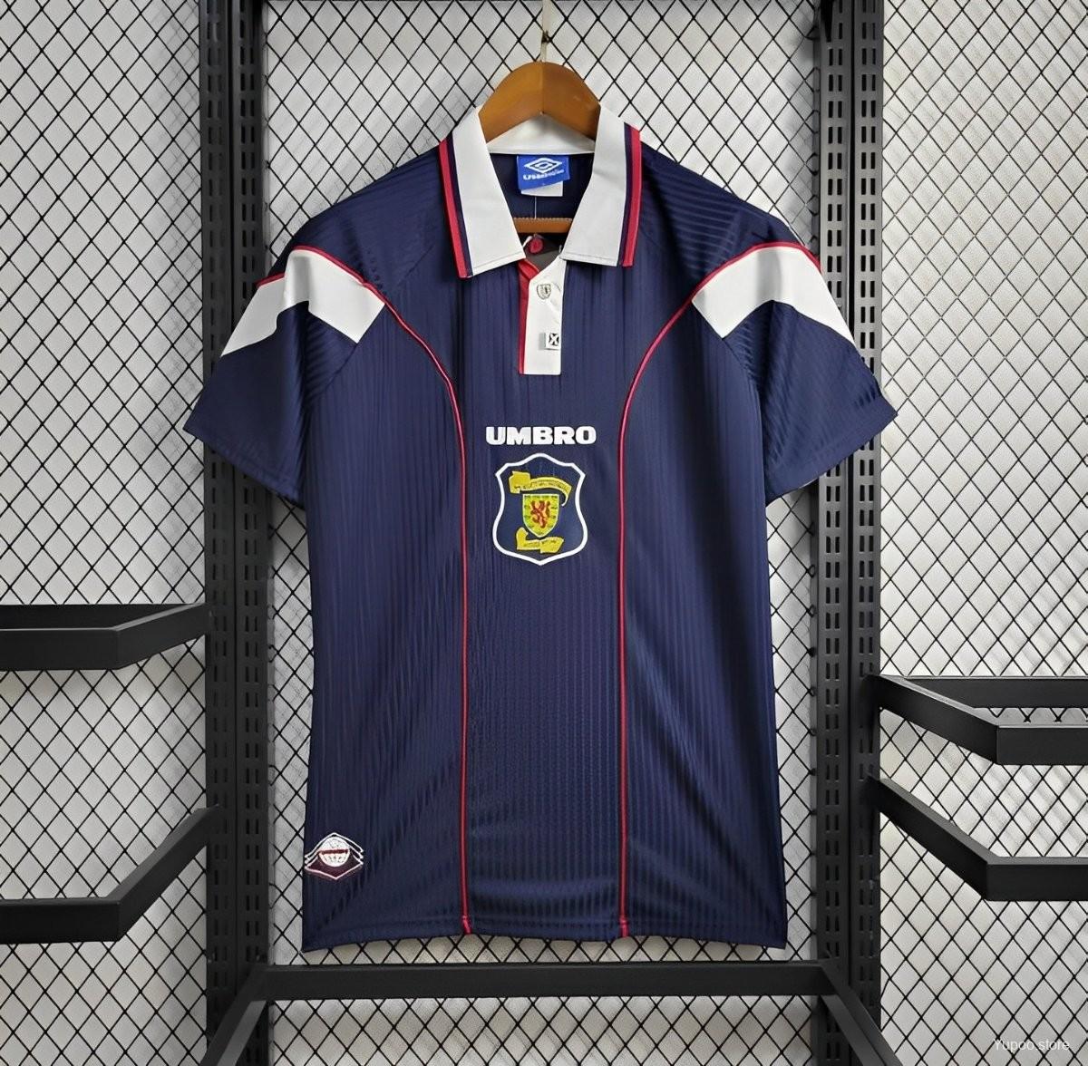 Retro S-c-o.t l.a-n.d 1996-98 Home Jersey - JerseysGala