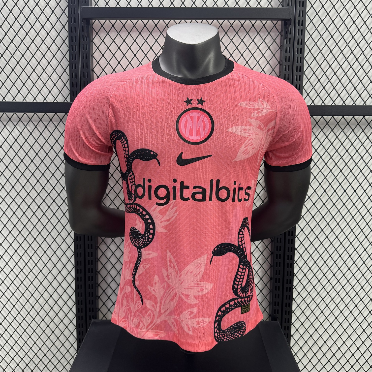 Inter Milan 25-26 Black Snake Special Pink Jersey - Player Version - JerseysGala
