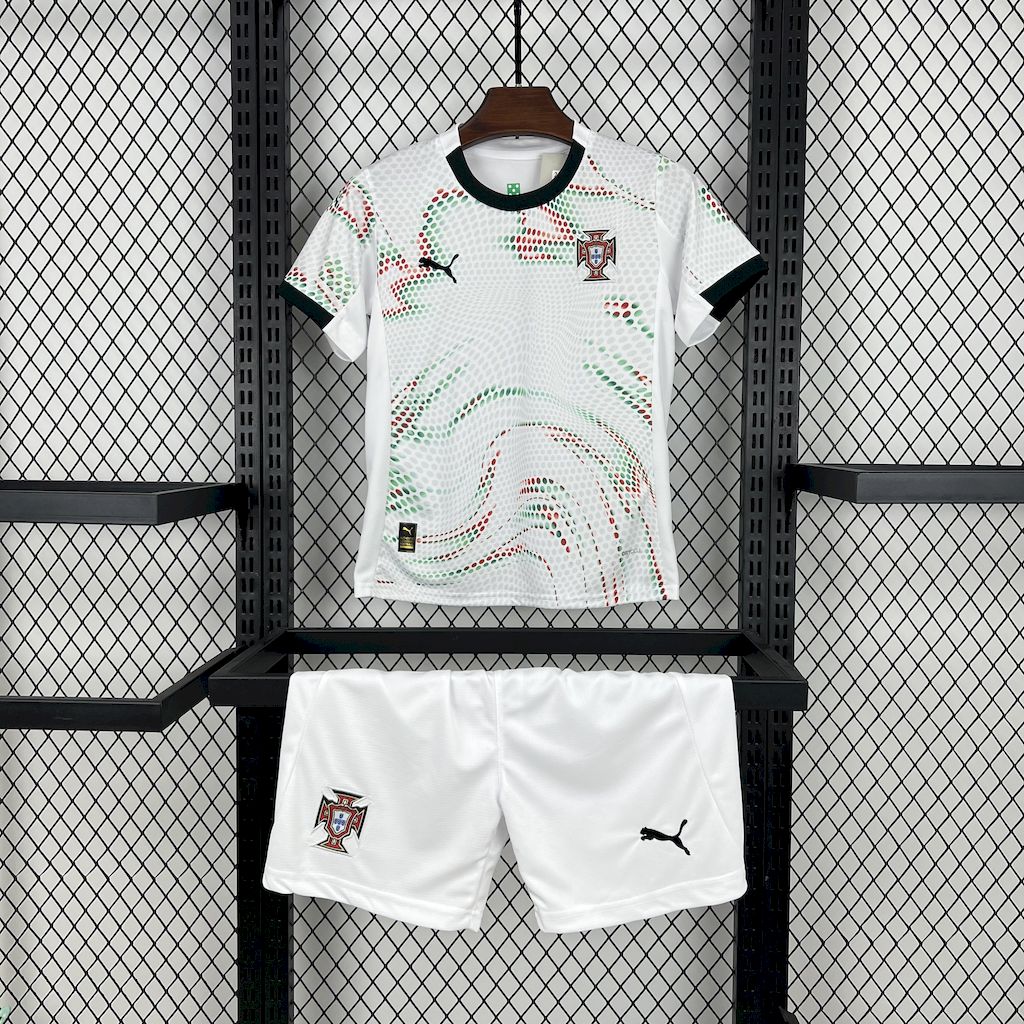 Portugal 2025-26 Away Kids Kit - JerseysGala