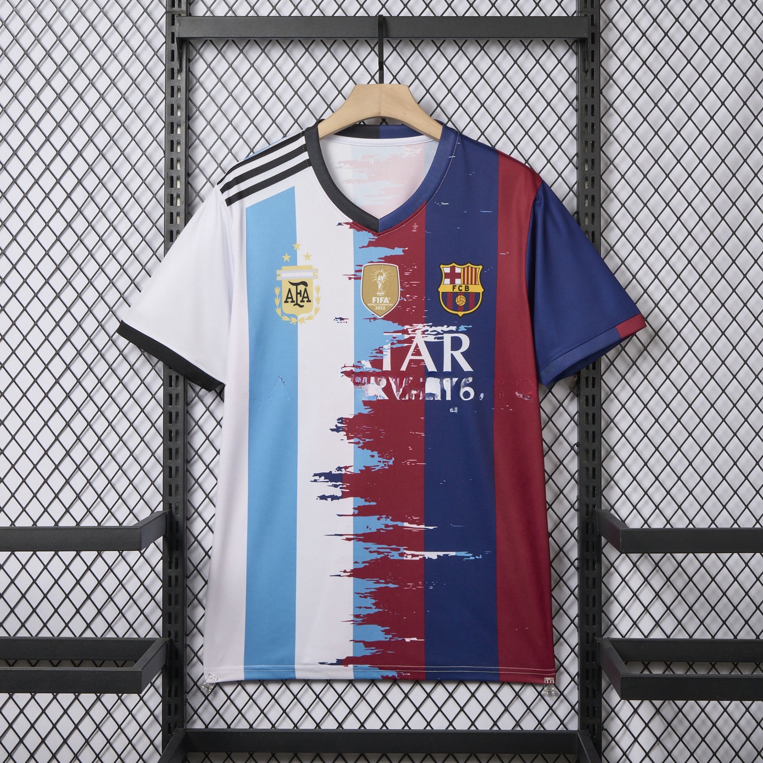 Messi Argentina & B.A.R.S.A Special Jersey - Fans Version - JerseysGala