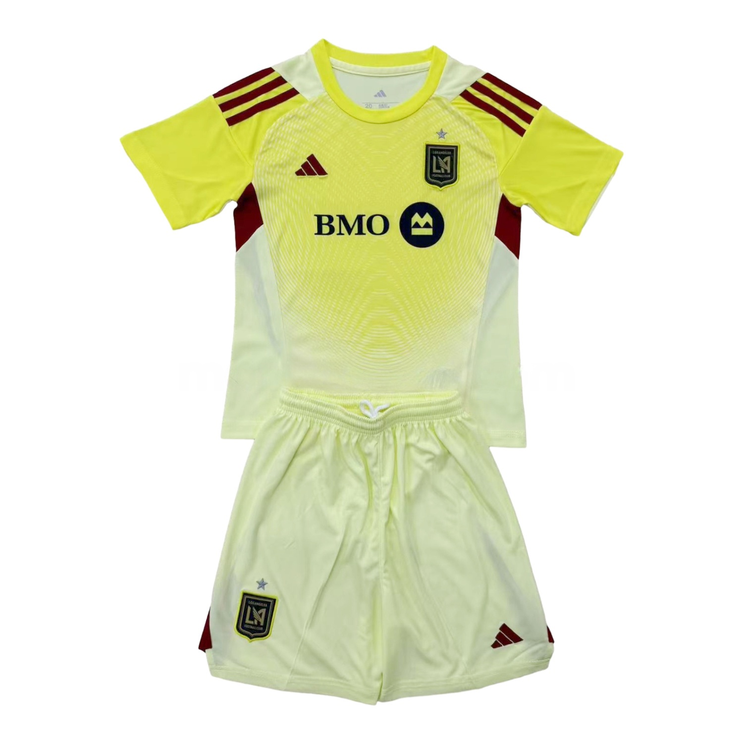 Los Angeles FC 2025 Light Yellow Goalkeeper Kids Kit - JerseysGala