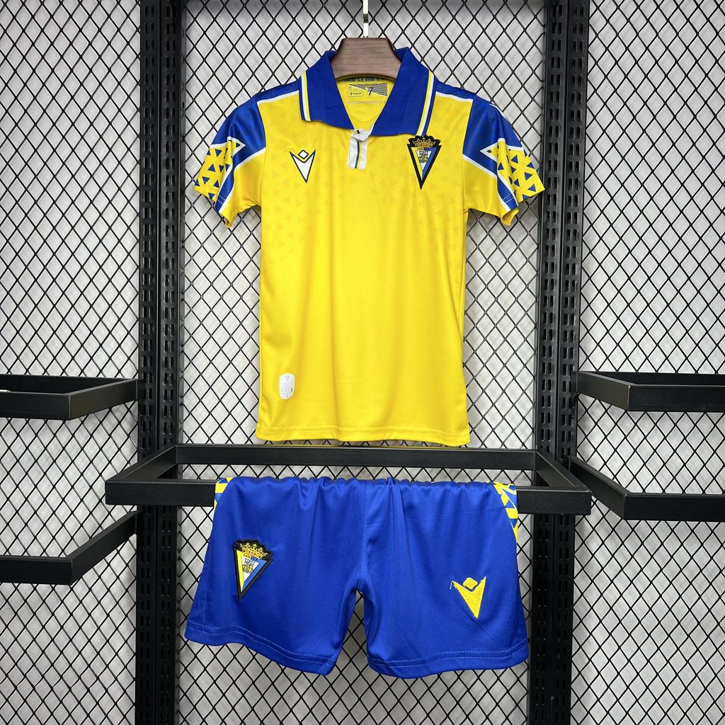 Cádiz Cadiz 24-25 Home Stadium Kids Kit - JerseysGala