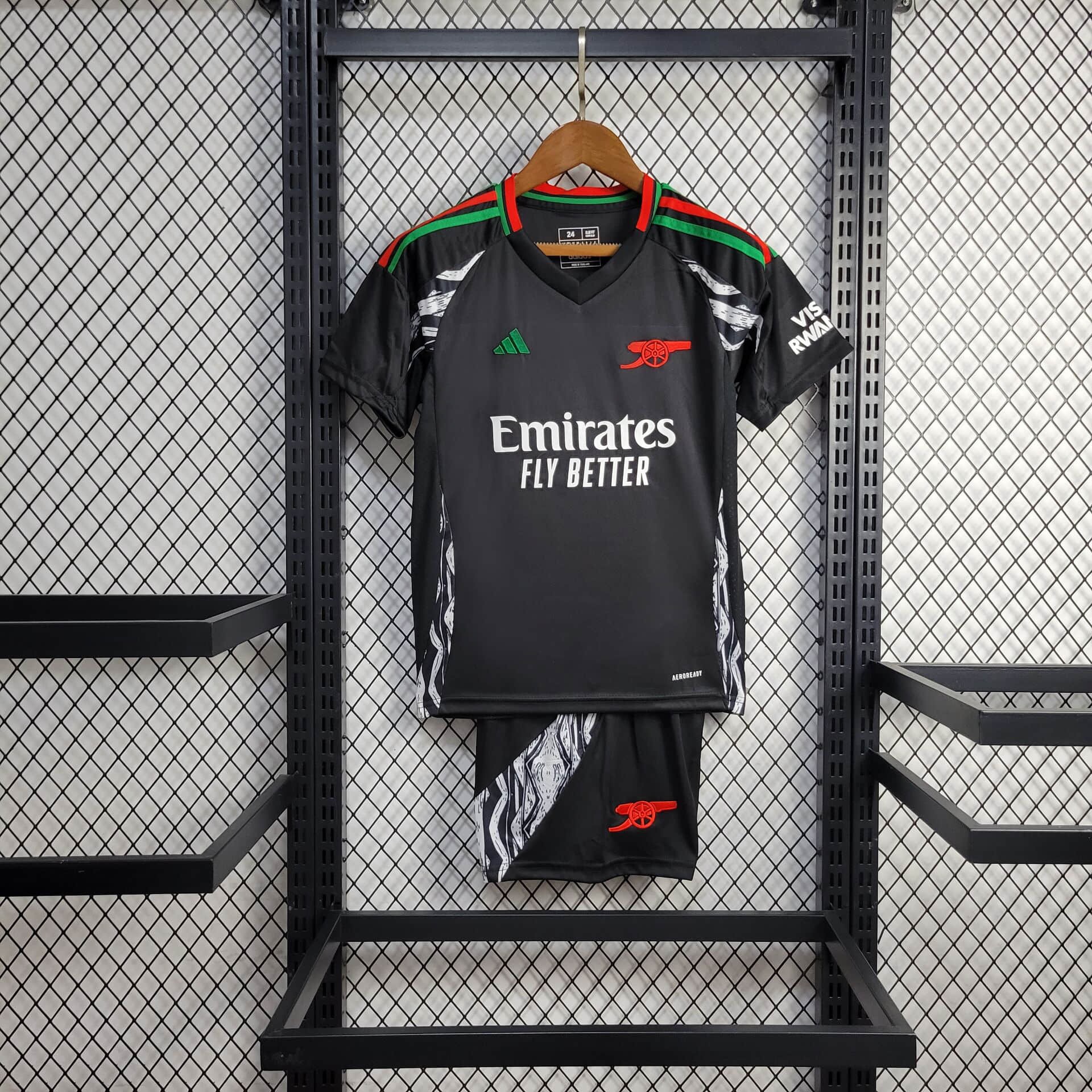 Arsenal 24-25 Away Kids Kit - JerseysGala