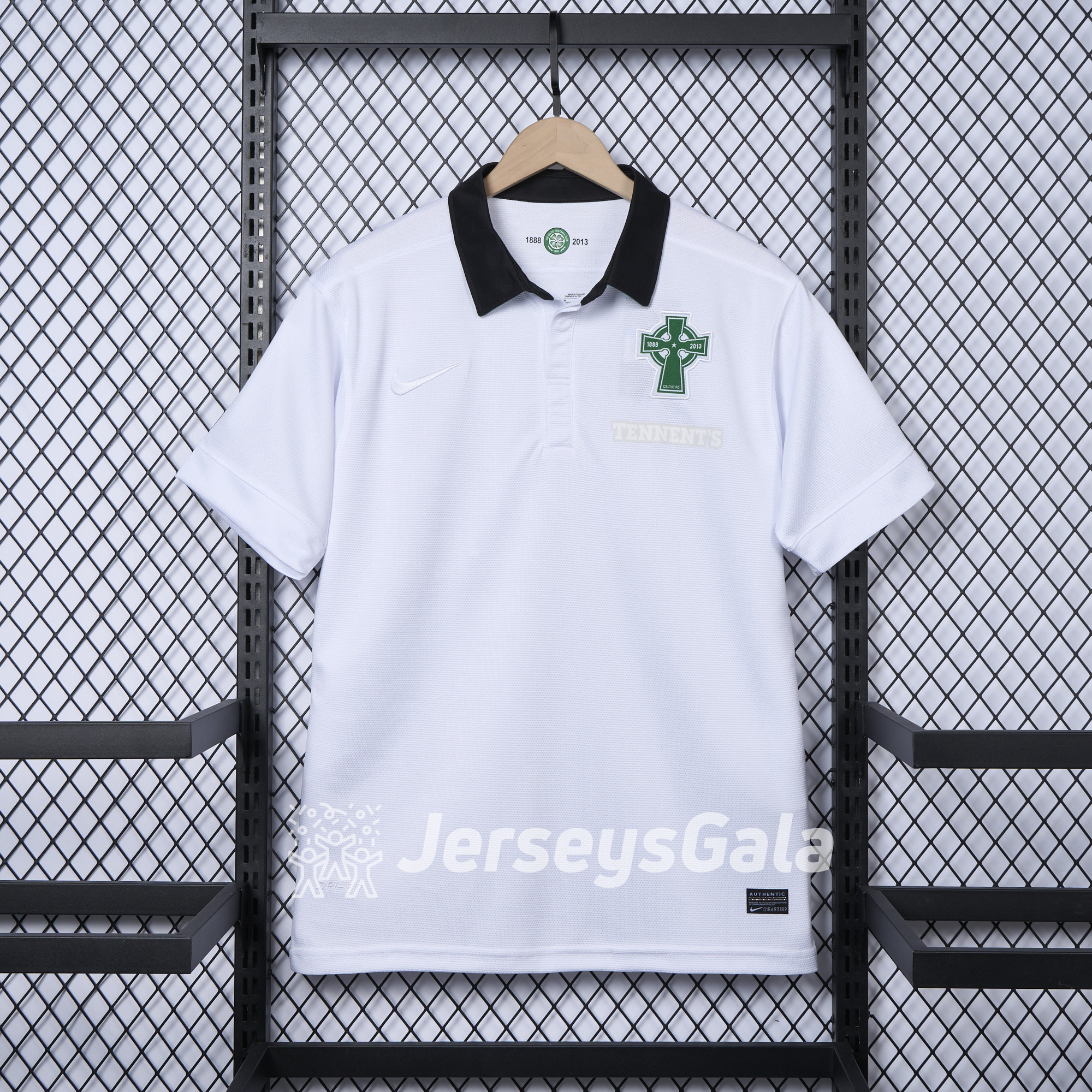 Retro Celtic 2012-13 Third 125th Anniversary White POLO Shirt - JerseysGala