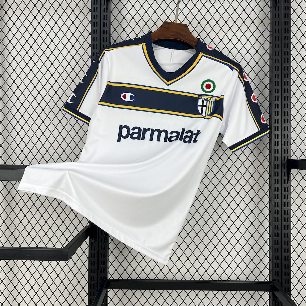 Retro Parma 2002-03 Away Jersey - Fans Version - JerseysGala