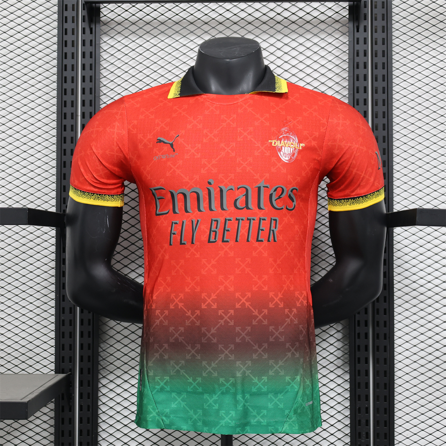 AC Milan 24-25 Red Green “Diavoli” Special Edition Jersey - Player Version - JerseysGala