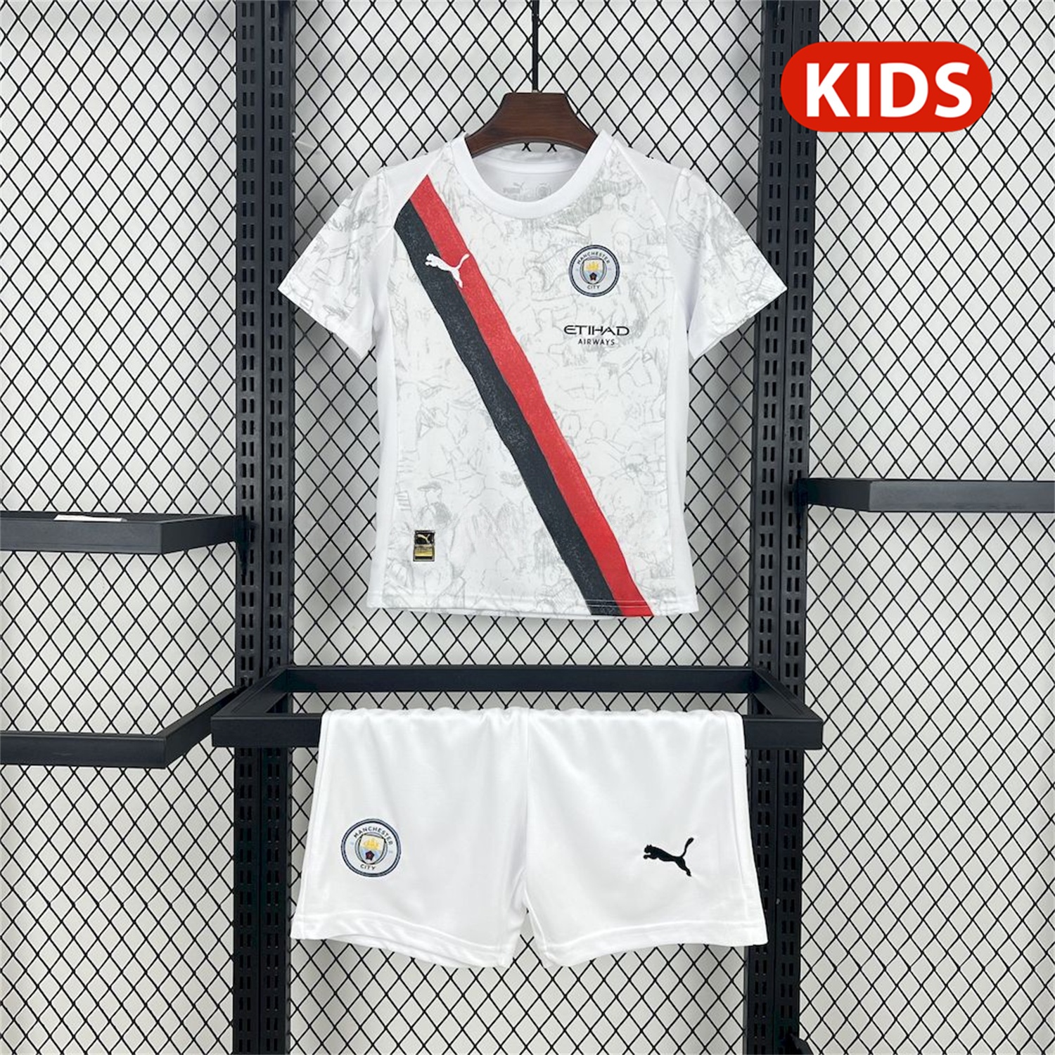 Manchester City 25-26 Away Kids Kit - JerseysGala