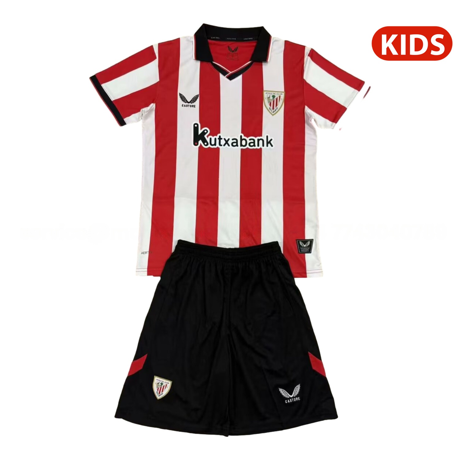 Athletic Bilbao 25-26 Home Kids Kit - JerseysGala