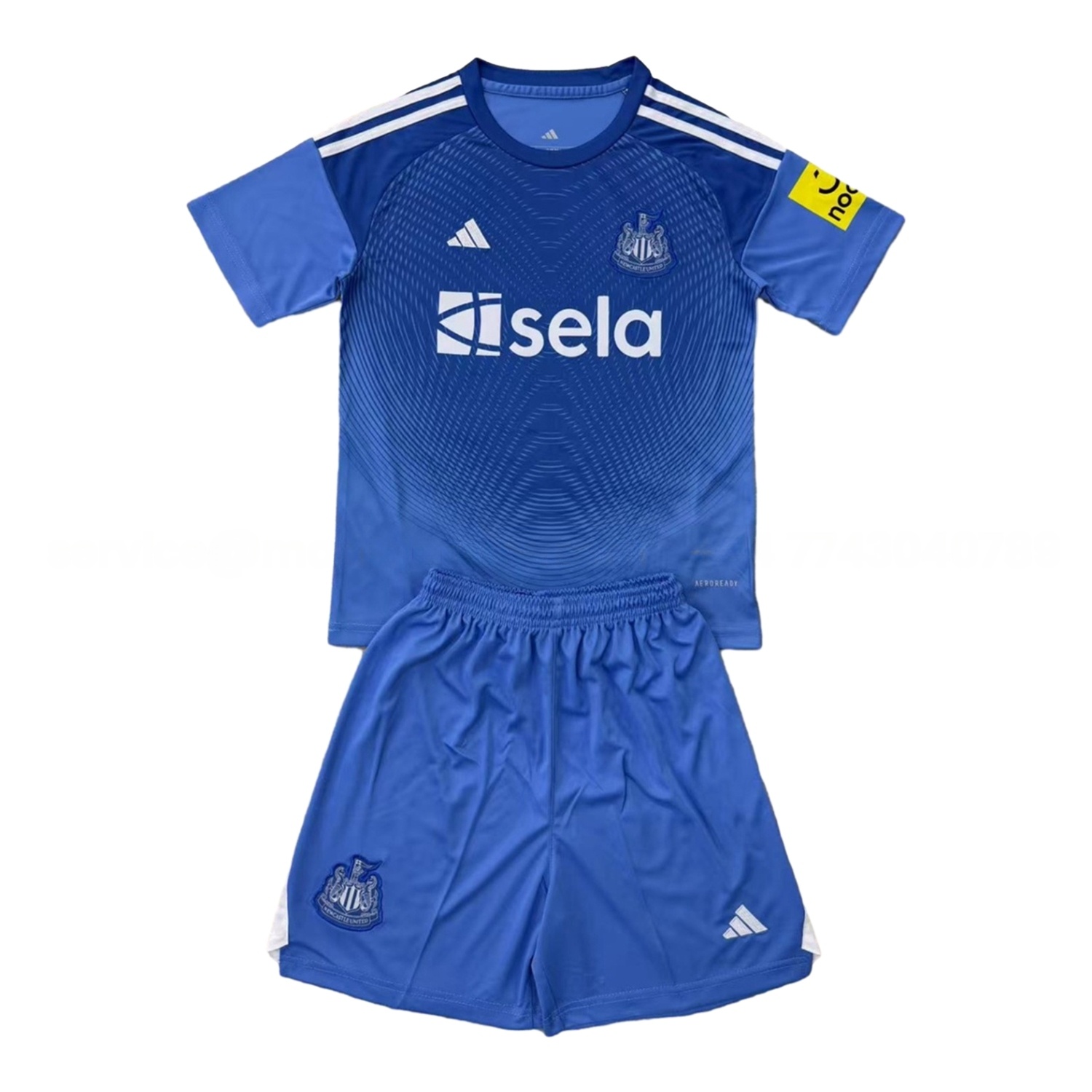 Newcastle United 25-26 Blue Goalkeeper Men's Adult Jersey Set - Fans Version - JerseysGala