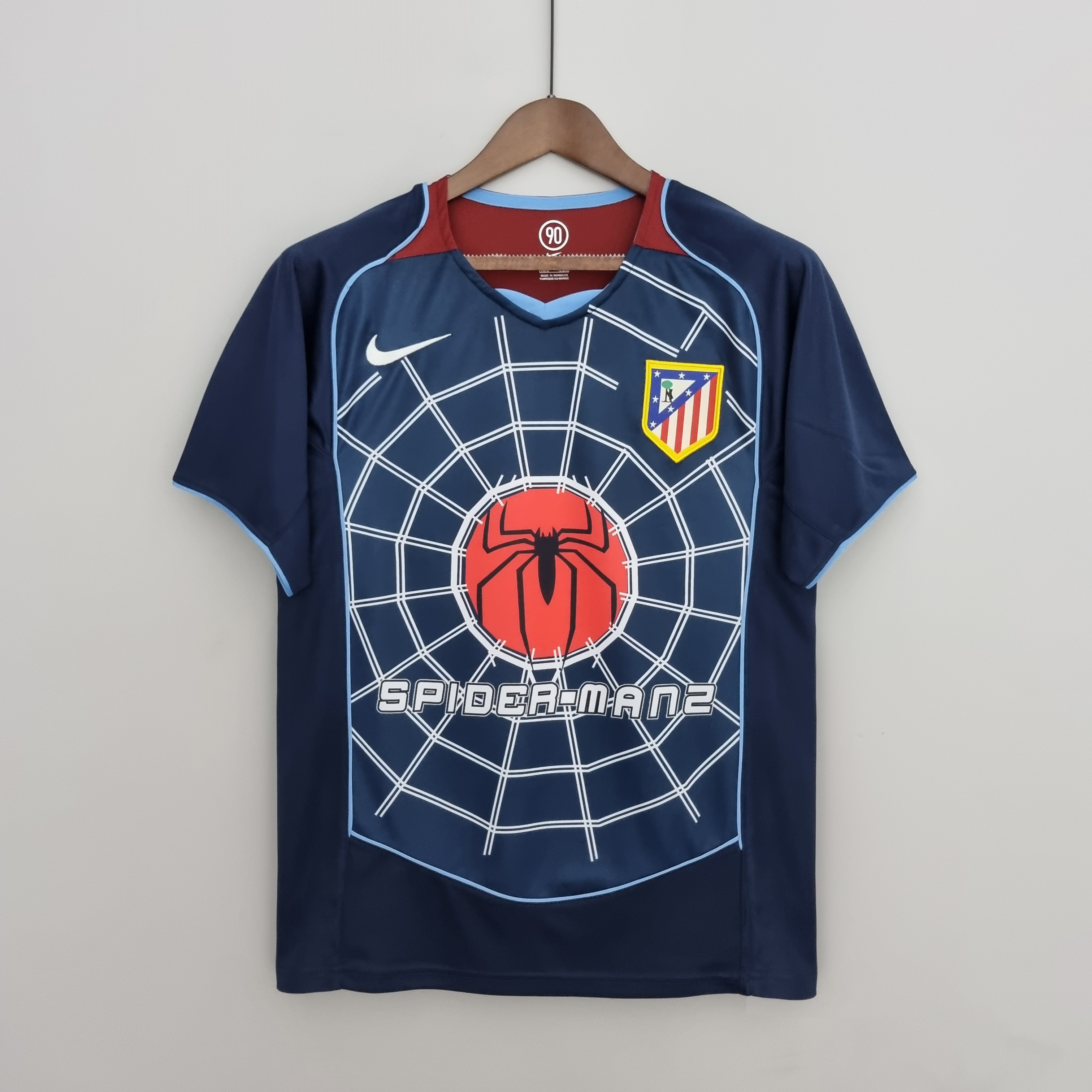Retro Atletico Madrid 2004-05 Away Jersey - S.p.i.d.e.r M.a.n - JerseysGala
