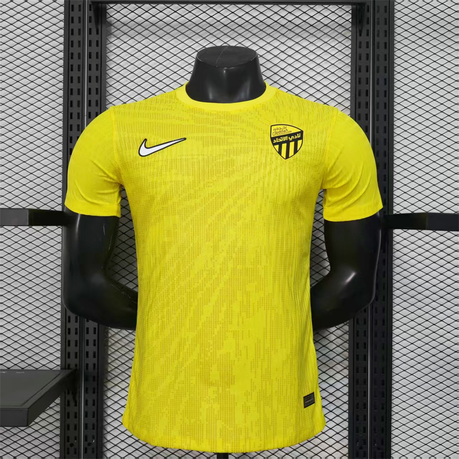 Al Ittihad Jeddah United 24-25 Pre-Match Yellow Jersey - Player Version - JerseysGala